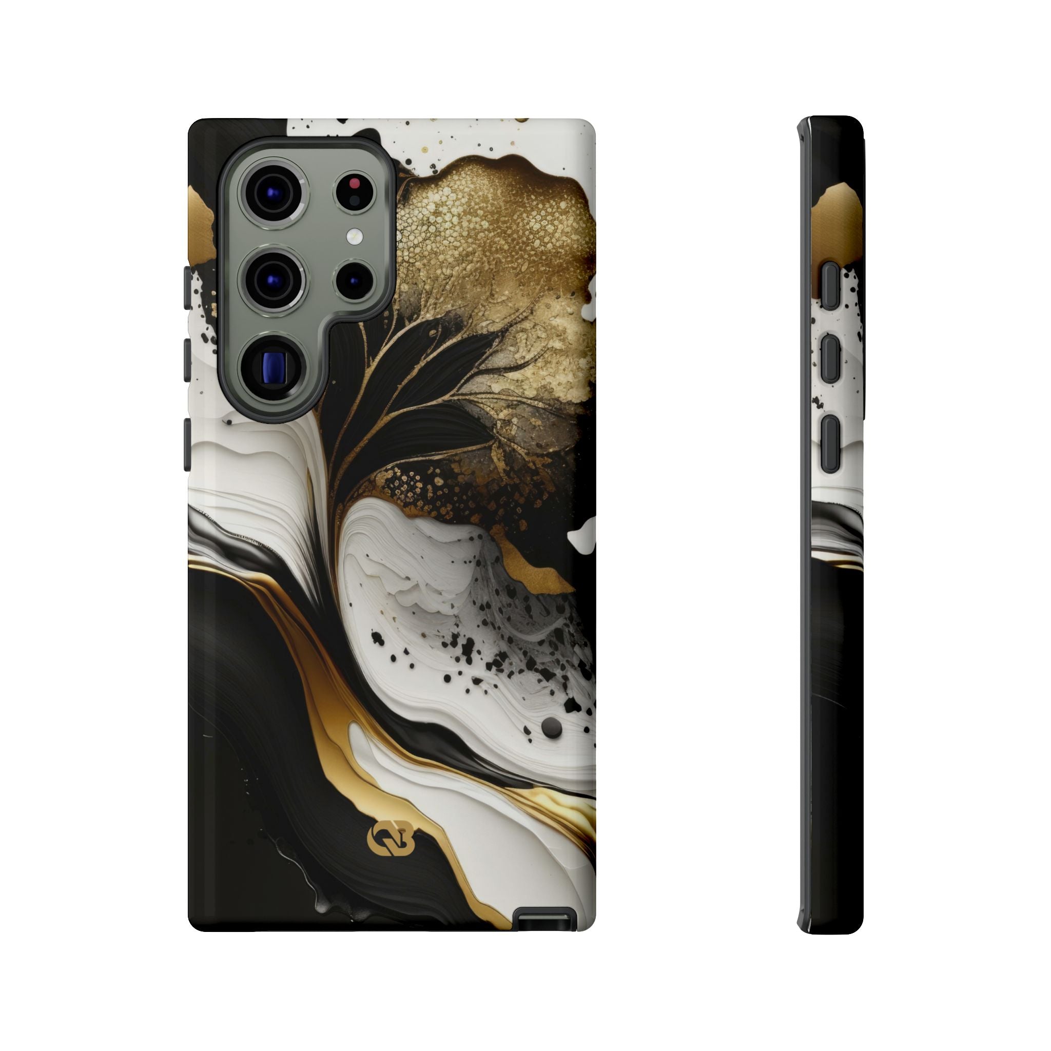 Molten Onyx Gold · Tough Coque de téléphone pour Samsung