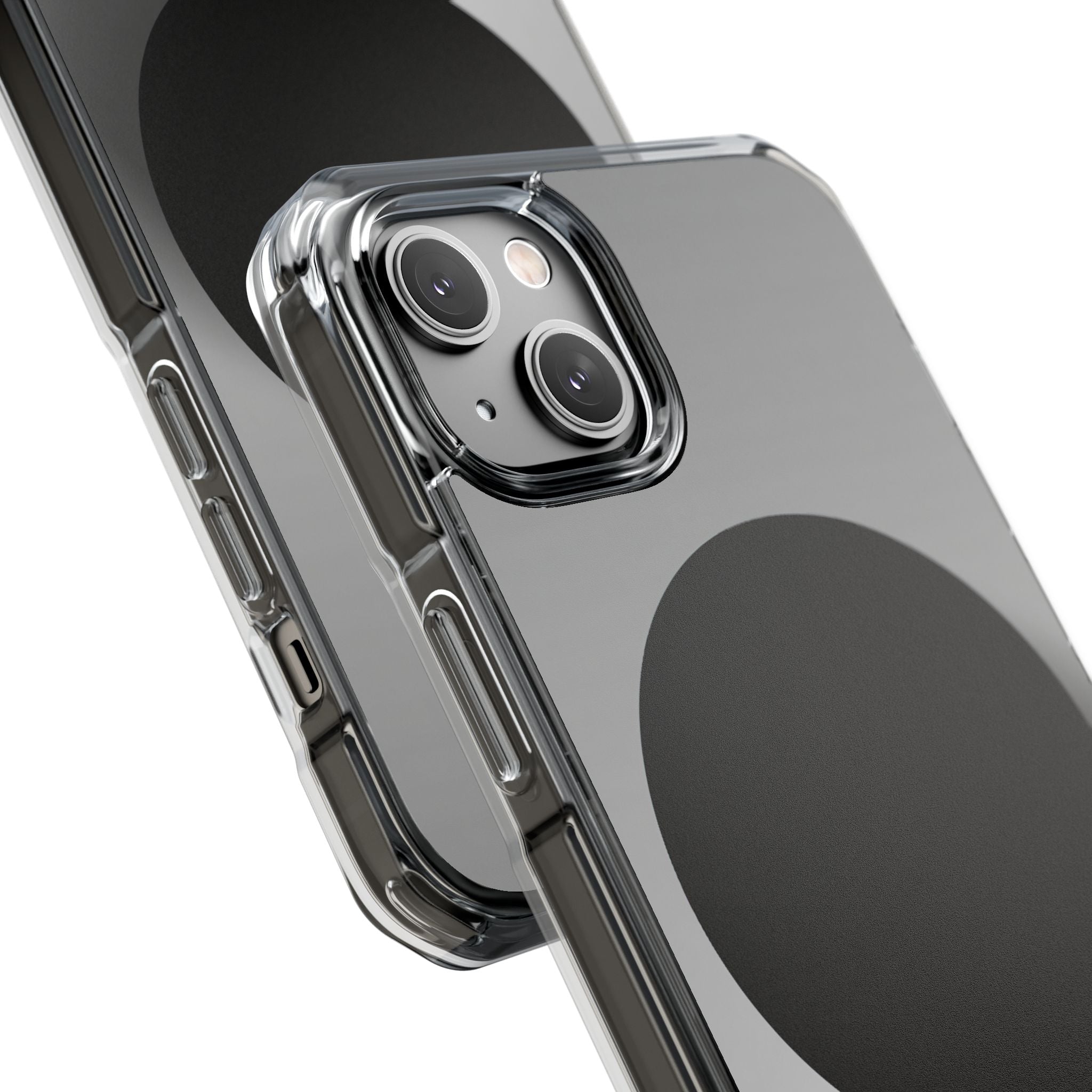 Grey Impact MagSafe Phone Case for iPhone - Matte Onyx Sphere
