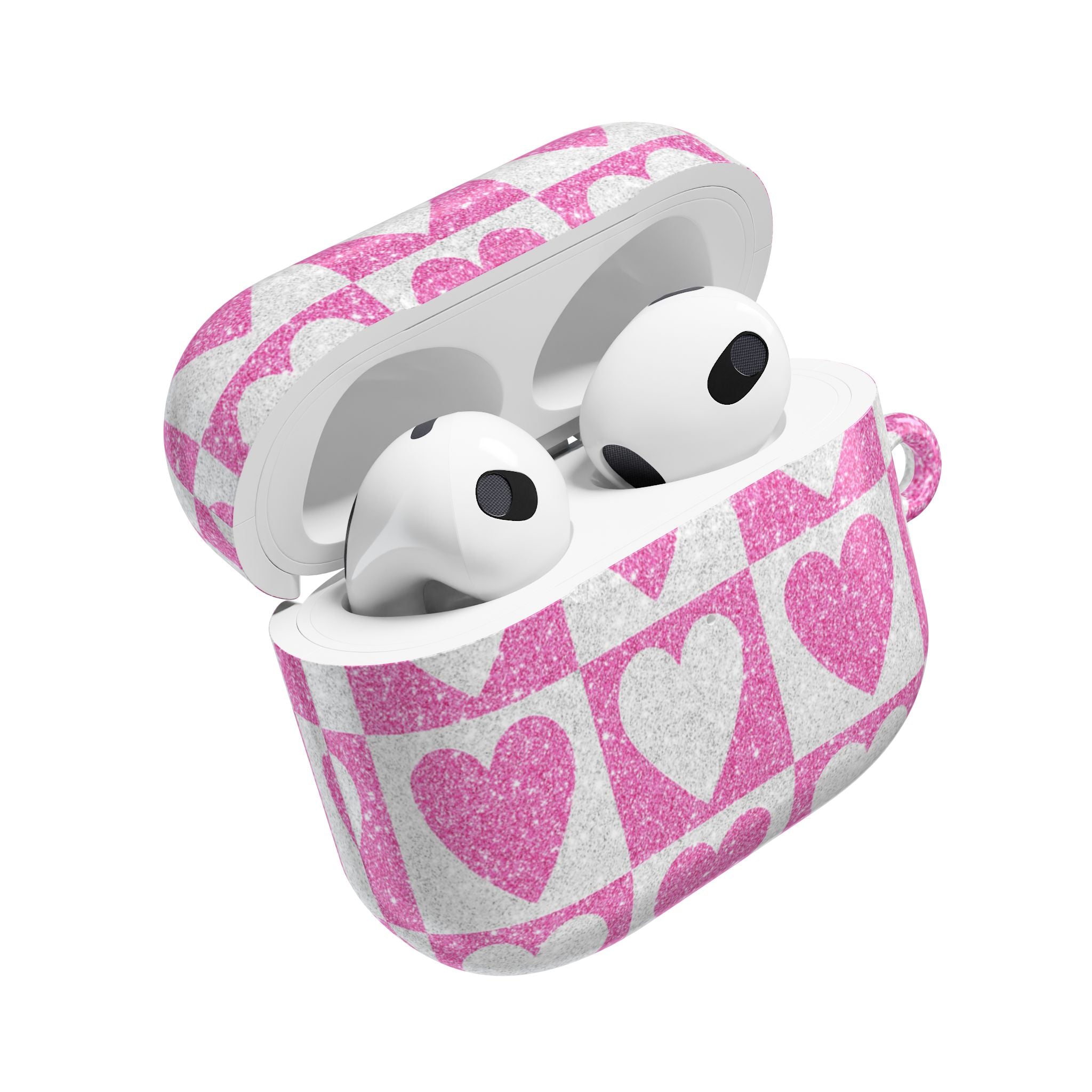 Kimalteleva Heartgrid - AirPods Case