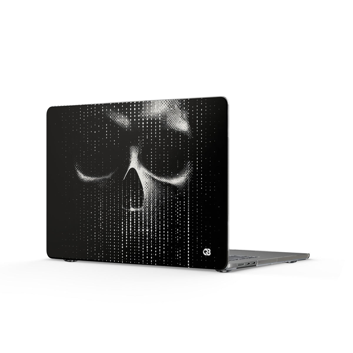 Raster Phantom · Clear Hard Case for MacBook · Black