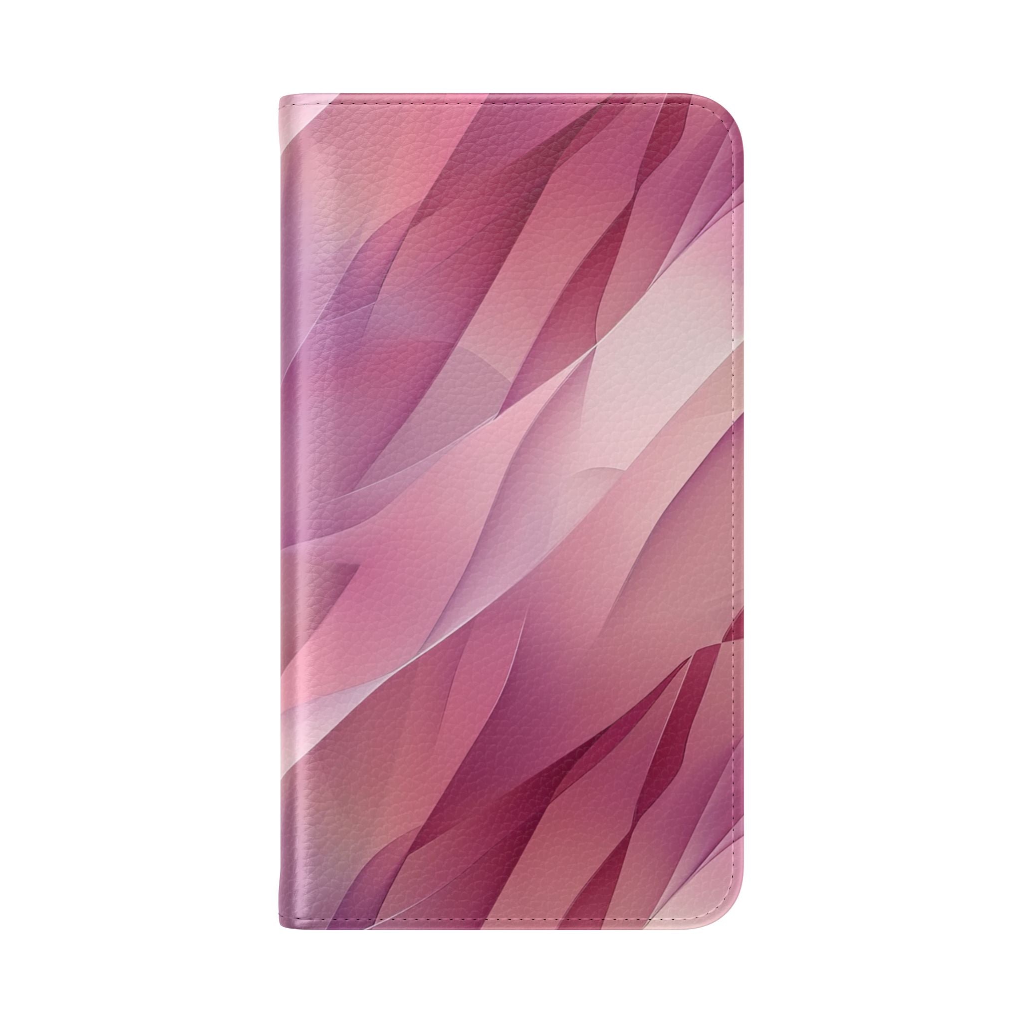 Pink Leafwave - Samsung S23 Case - Wallet