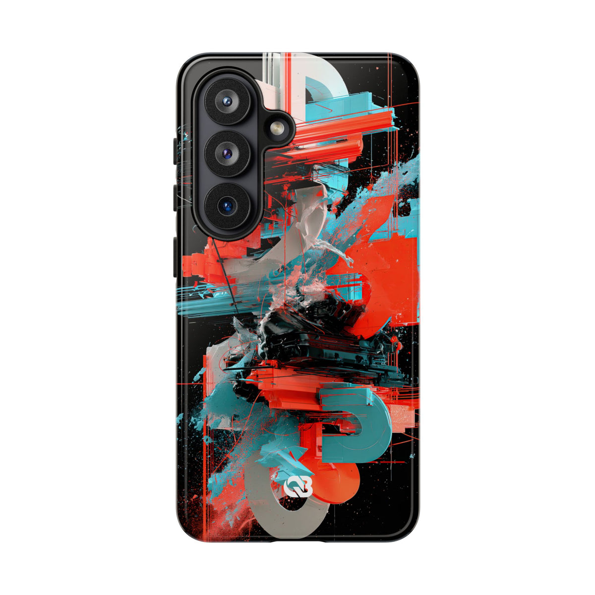 Fragmented Cyber Core · Tough Phone Case for Samsung · Black