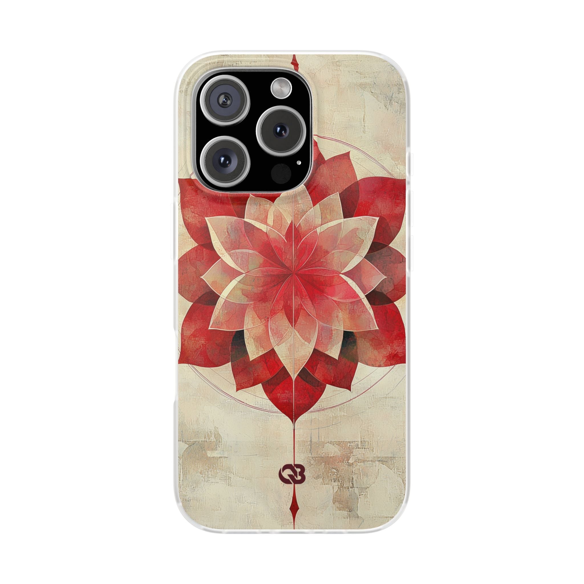 Crimson Petal Peak · Soft Phone Case for iPhone