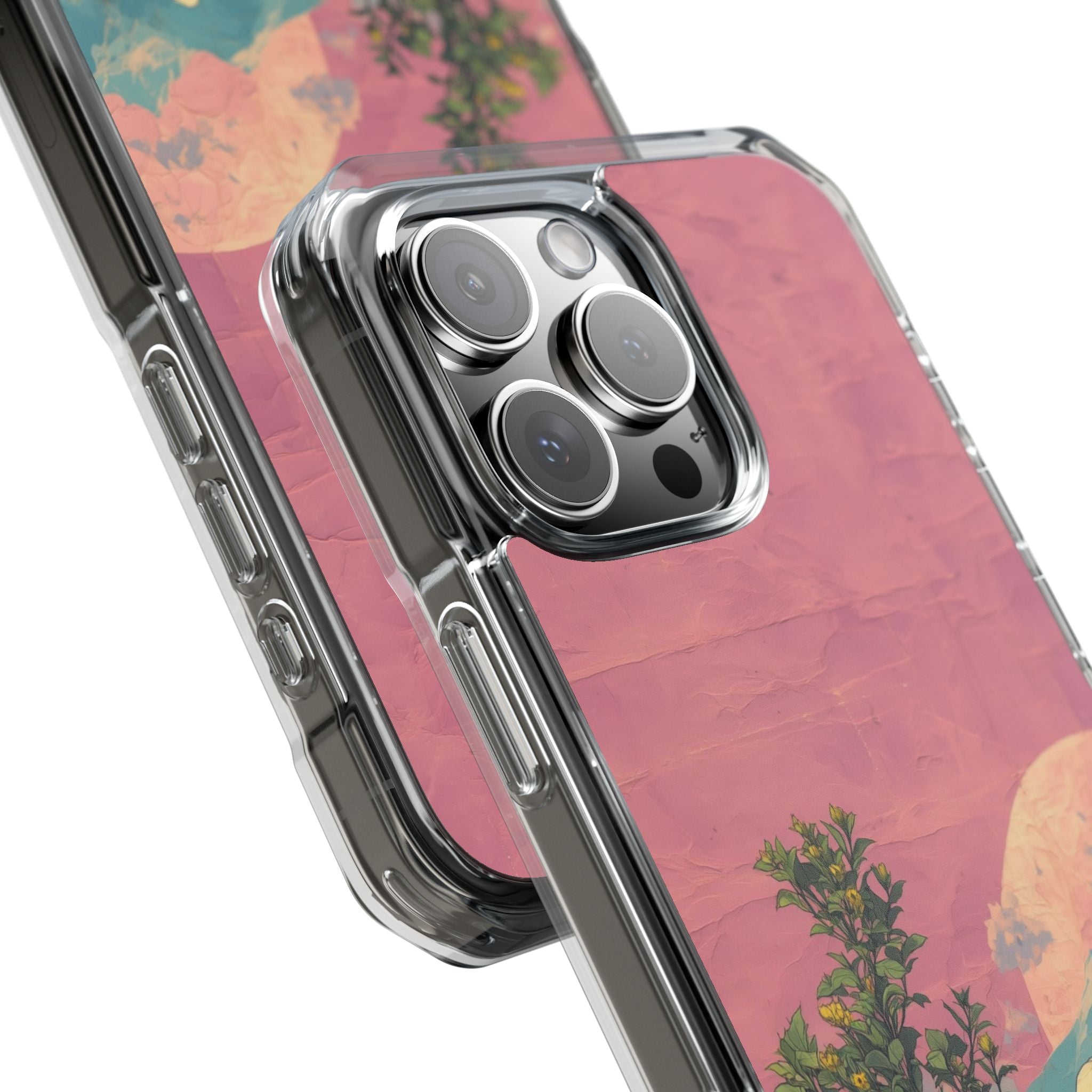 Lunar Pastel Bloom · Coque de téléphone Impact pour iPhone · Magsafe