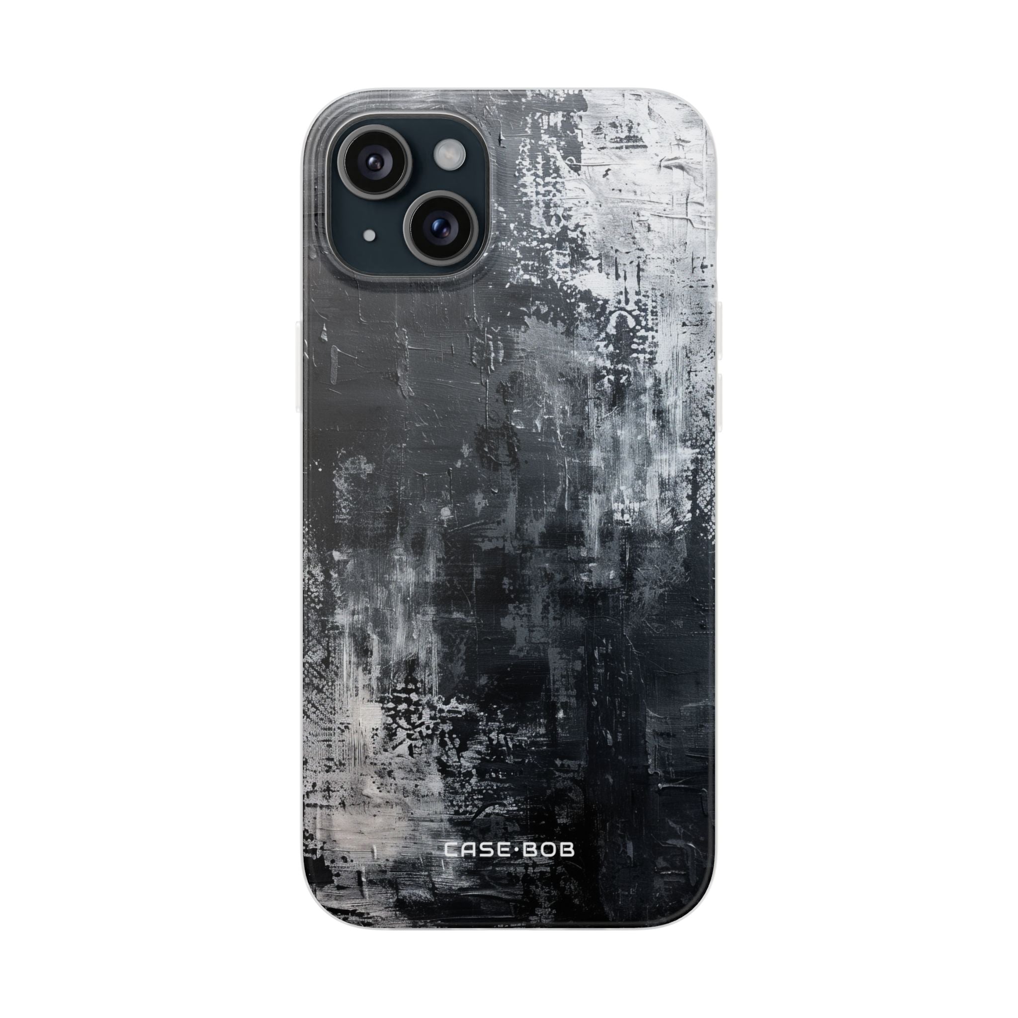 Texturiertes Blackscape iPhone 15 Plus Case - Soft