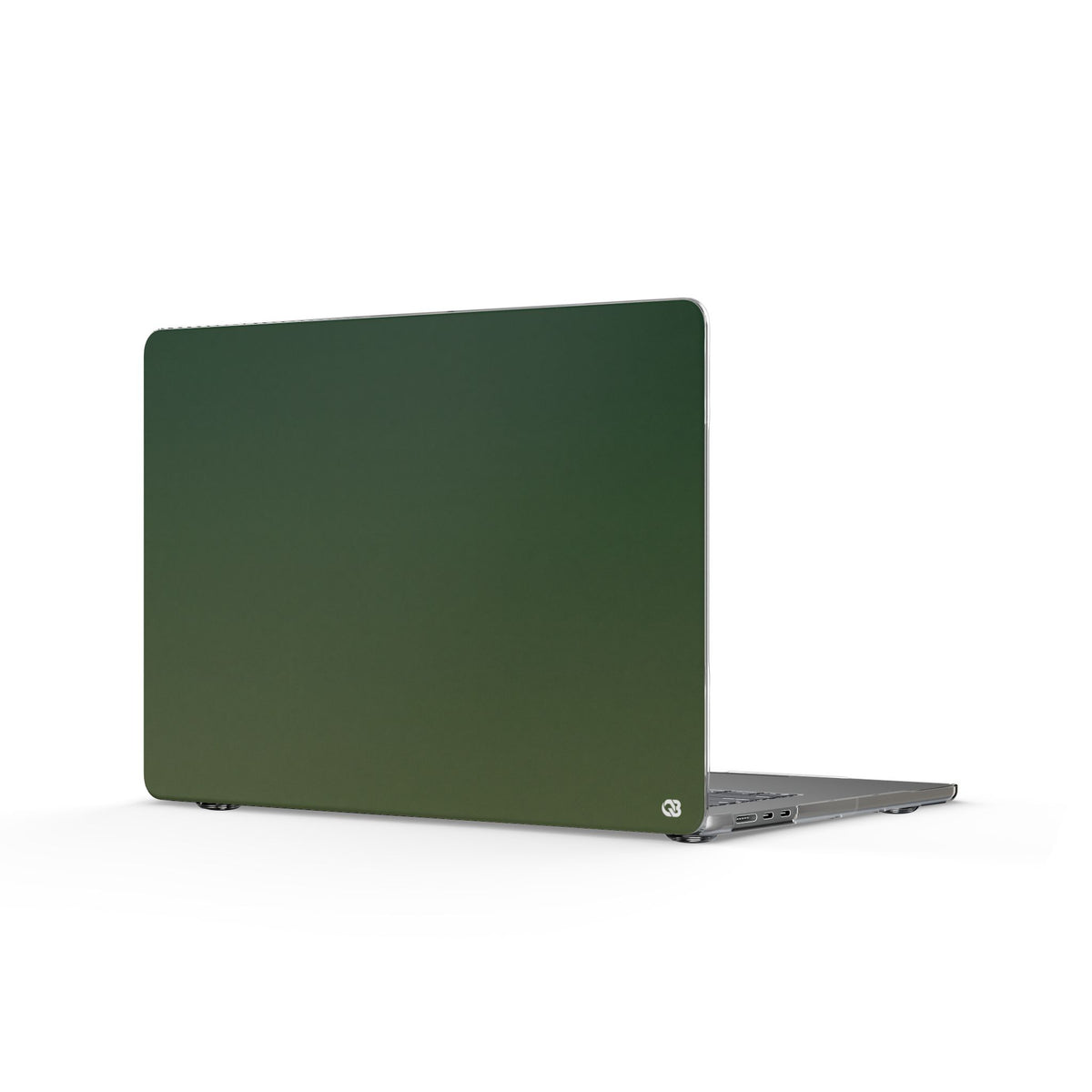 Evergreen Gradient · Clear Hard Case for MacBook · Green