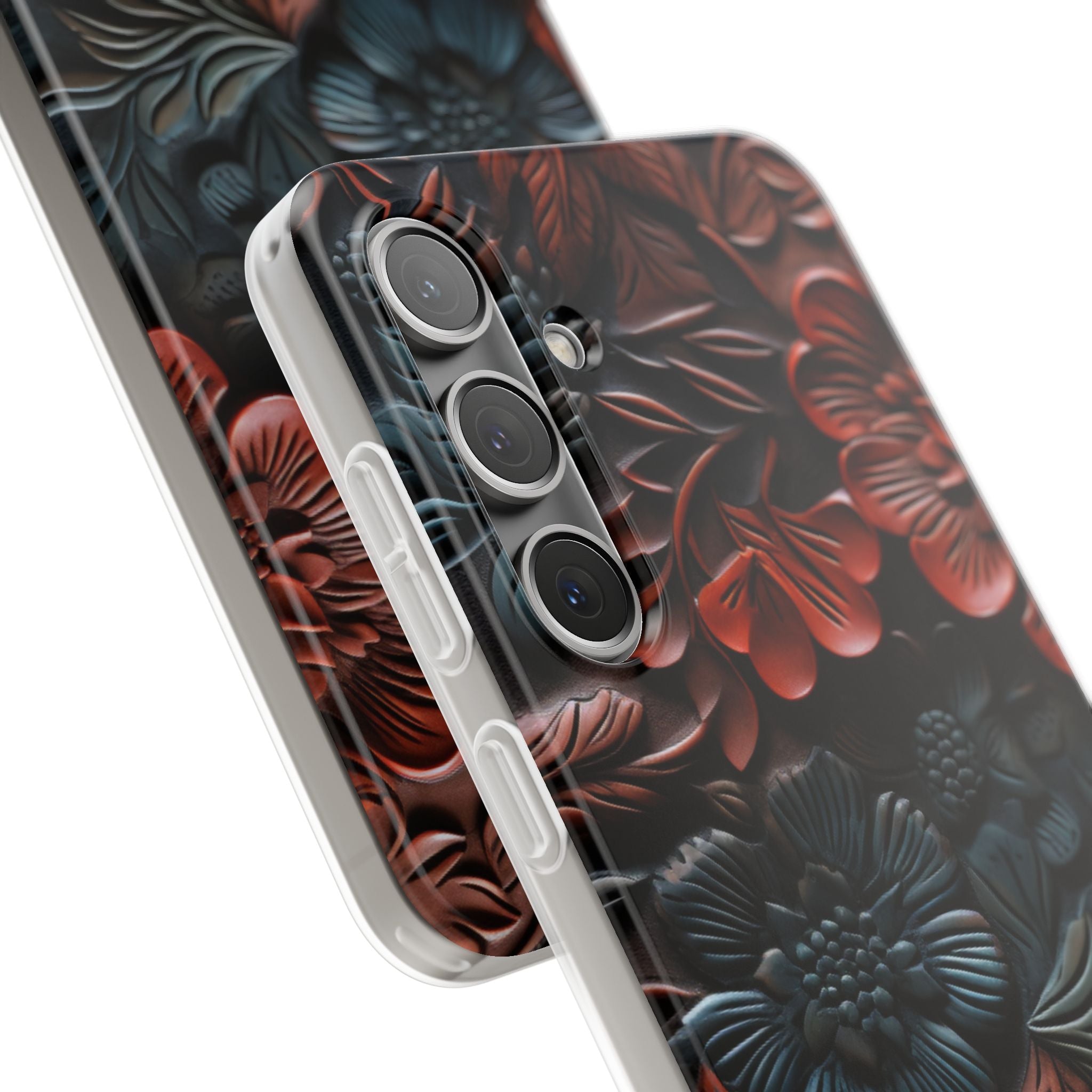 Carved Earth Bloom · Soft Phone Case for Samsung
