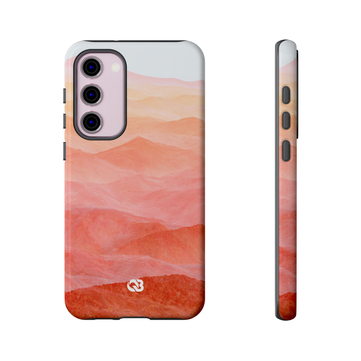Alpenglow Ridge Vista · Tough Phone Case for Samsung · Orange