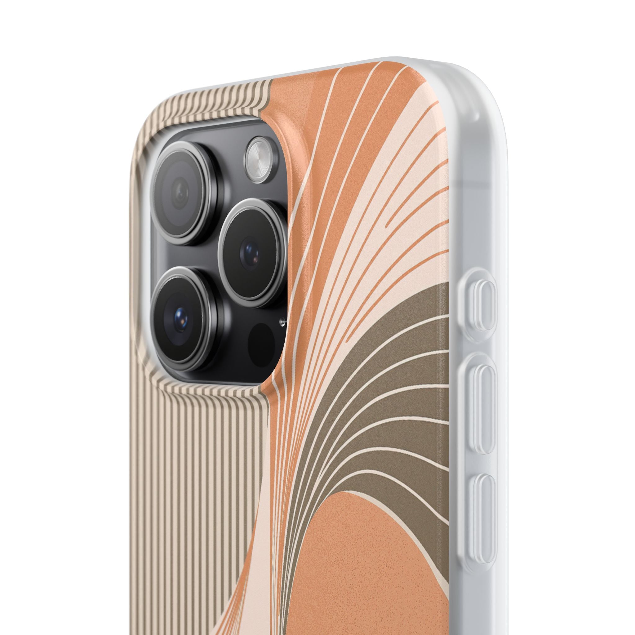 Orange Lite Phone Case for iPhone - Desert Arc Horizon