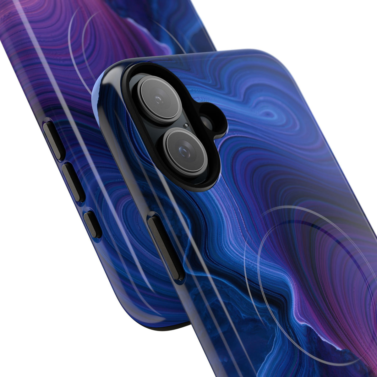Radiant Strata · Tough 2.0 Magnetic Phone Case for iPhone · Blue