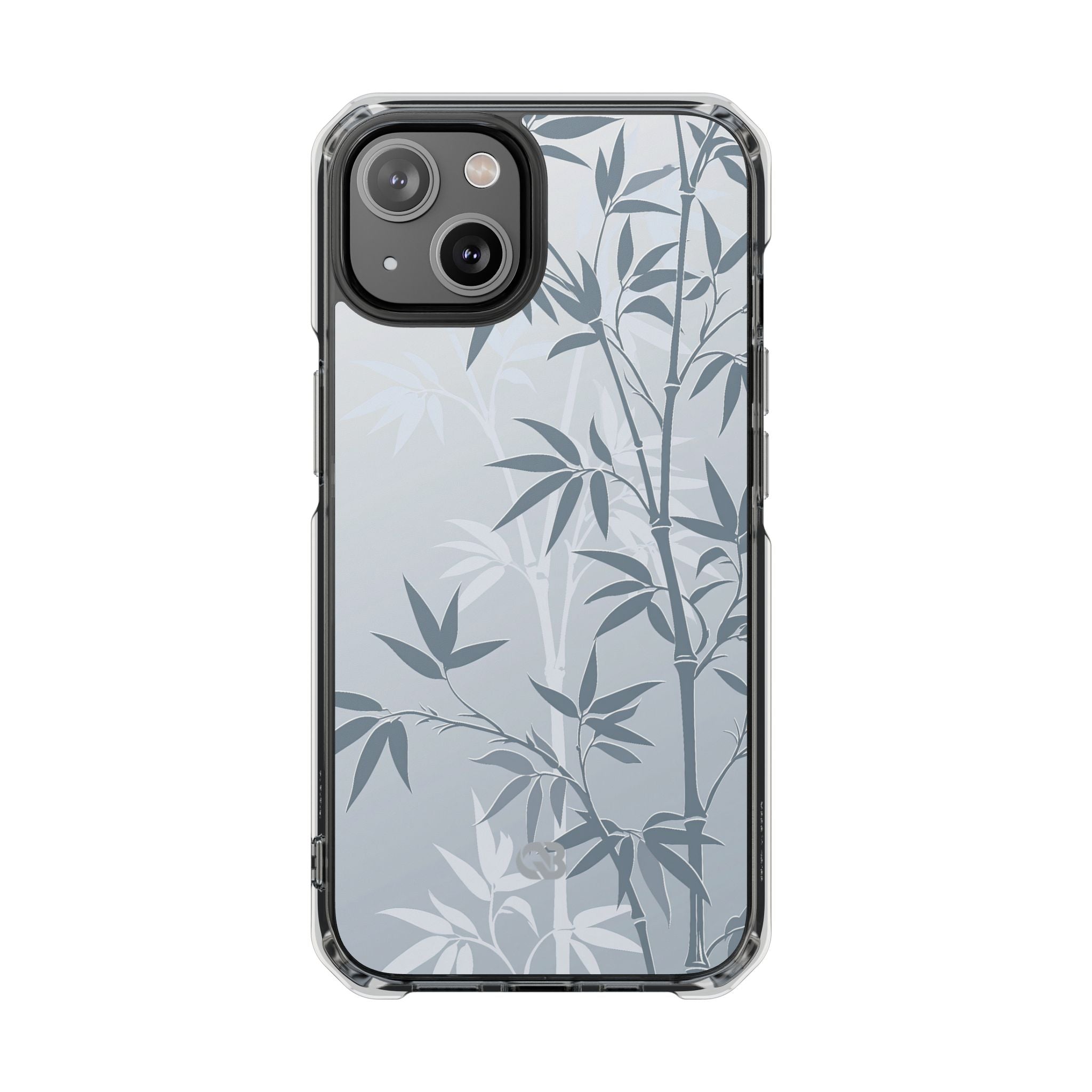 Blue Impact MagSafe Phone Case for iPhone - Slate Bamboo Shadow