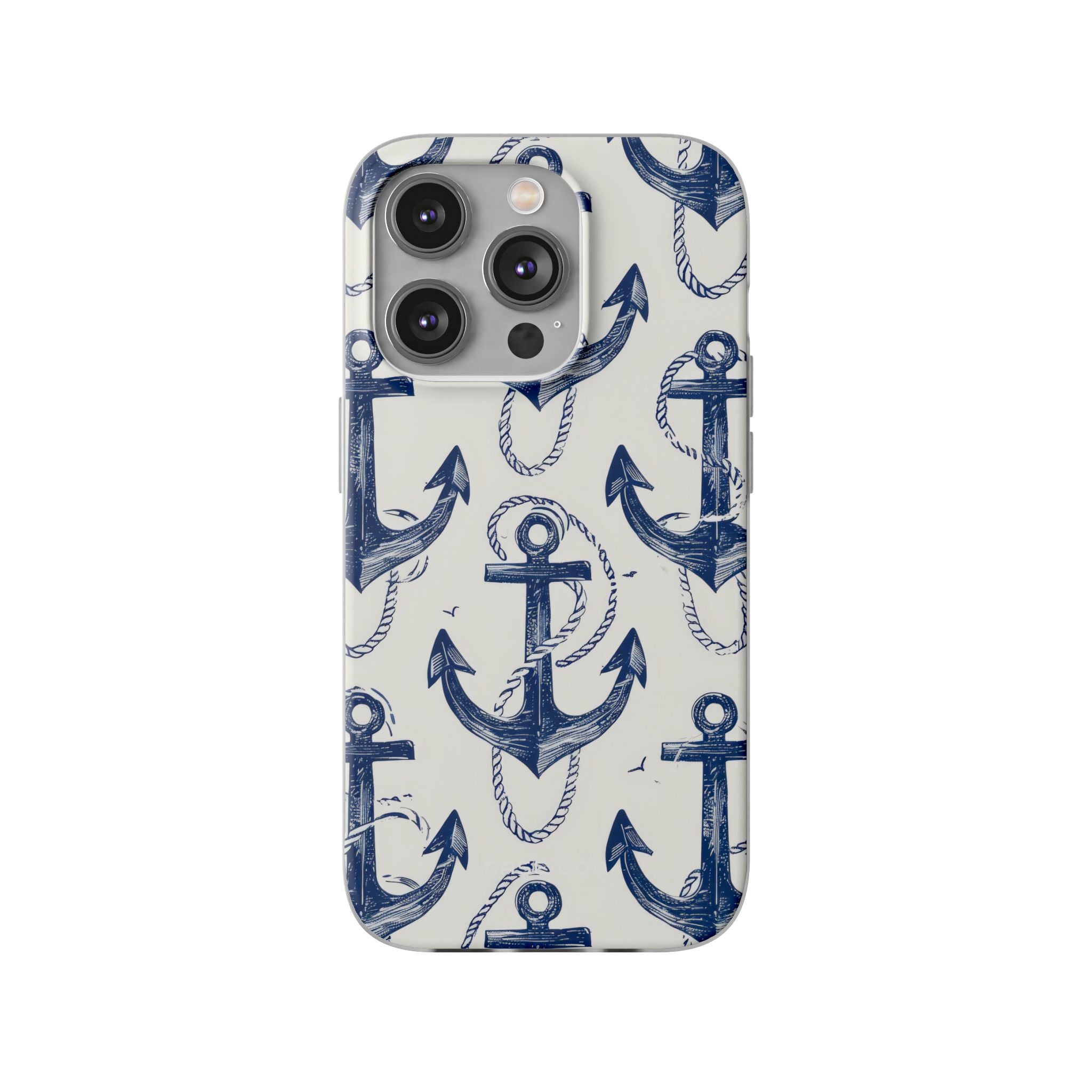 Navy Anker Loop iPhone 14 Pro Case - Soft