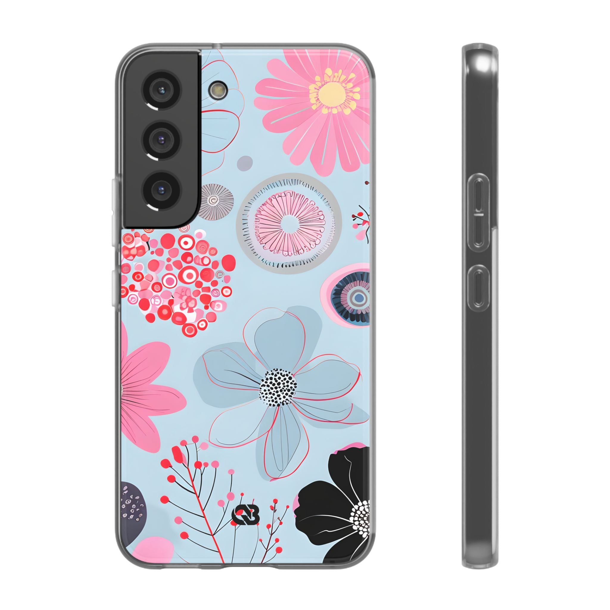 Pastel Petal Drift · Soft Mobilskal för Samsung