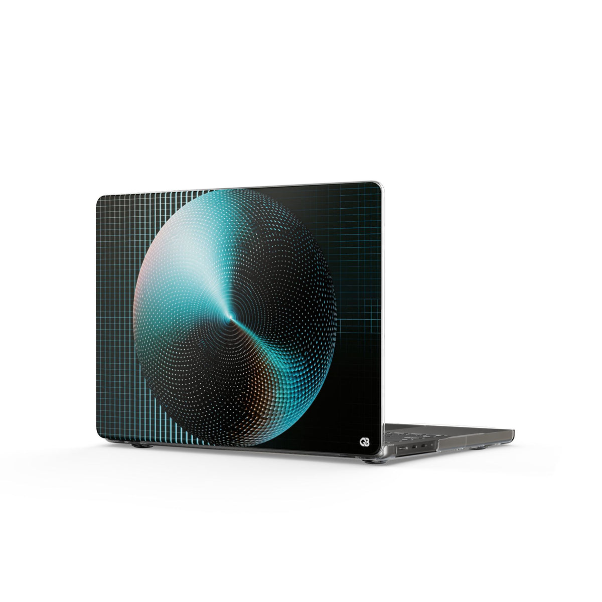 Optical Meridian · Clear Hard Case for MacBook · Black
