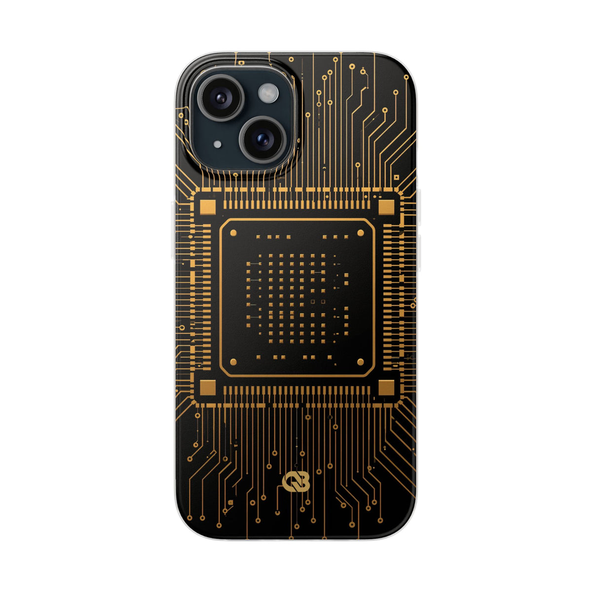 Gold Lite Phone Case for iPhone - Cyber Gold Processor