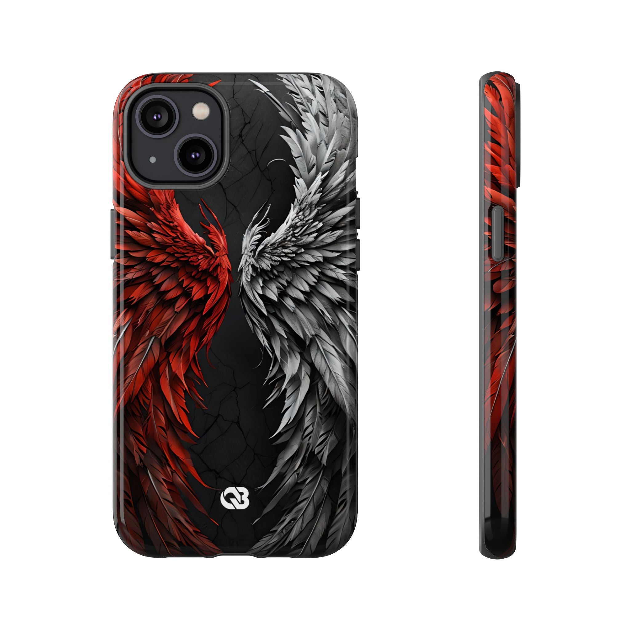 Split Crimson Wing · Tough Phone Case for iPhone