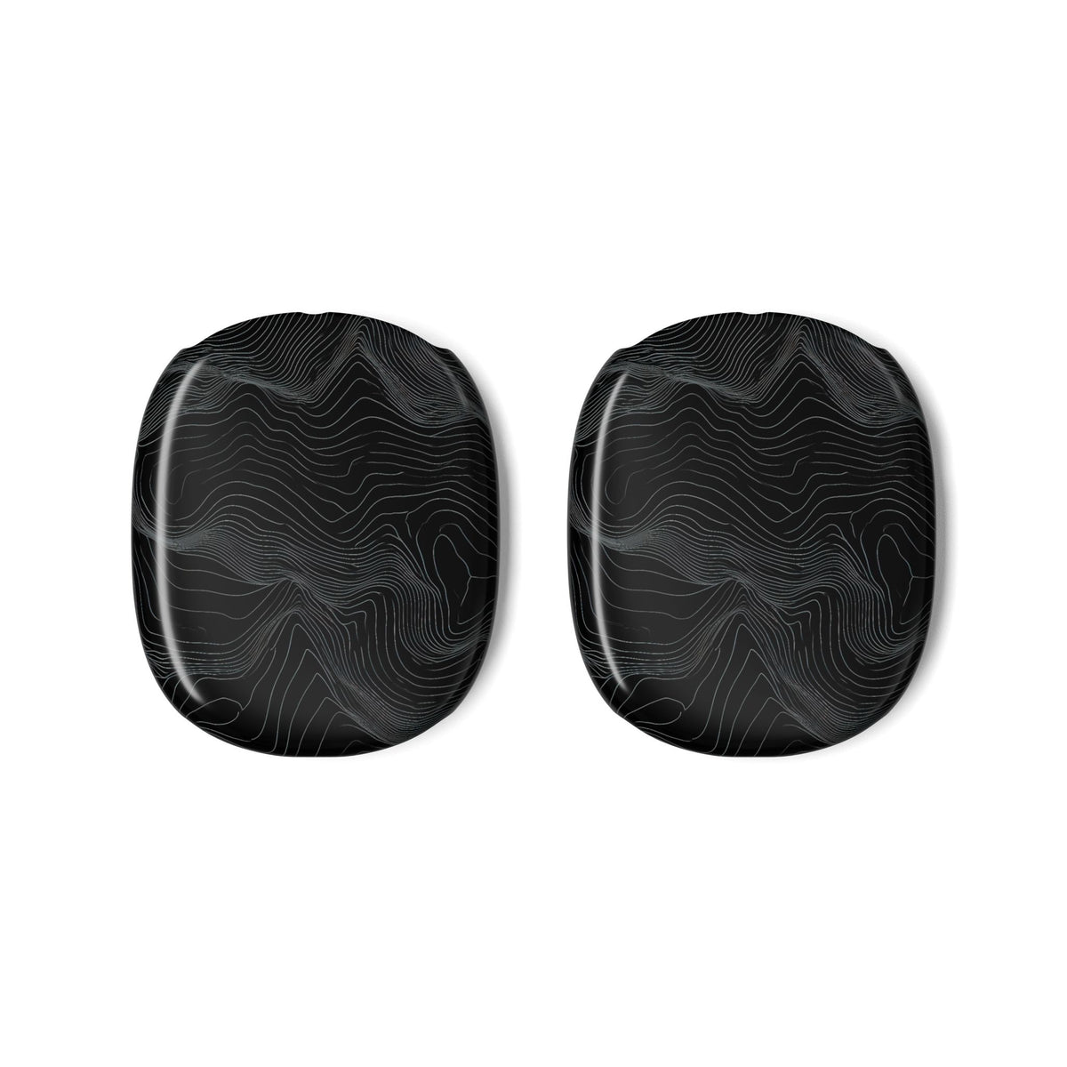 Obsidian Contour Elevation · Hard Case for AirPods Max · Black