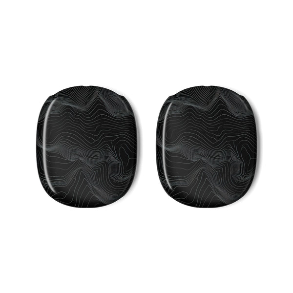 Obsidian Contour Elevation · Hard Case for AirPods Max · Black