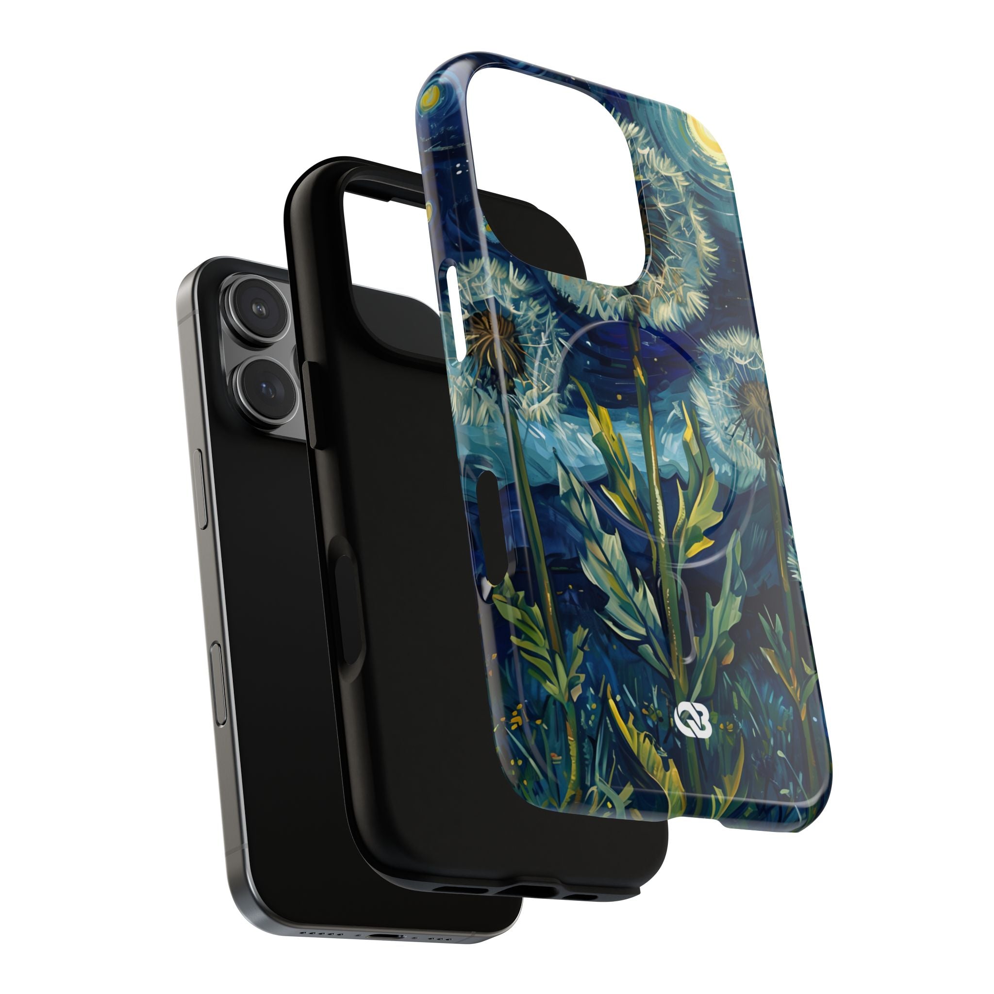 Starry Dandelion Swirl · Tough+ Coque de téléphone pour iPhone · Magsafe