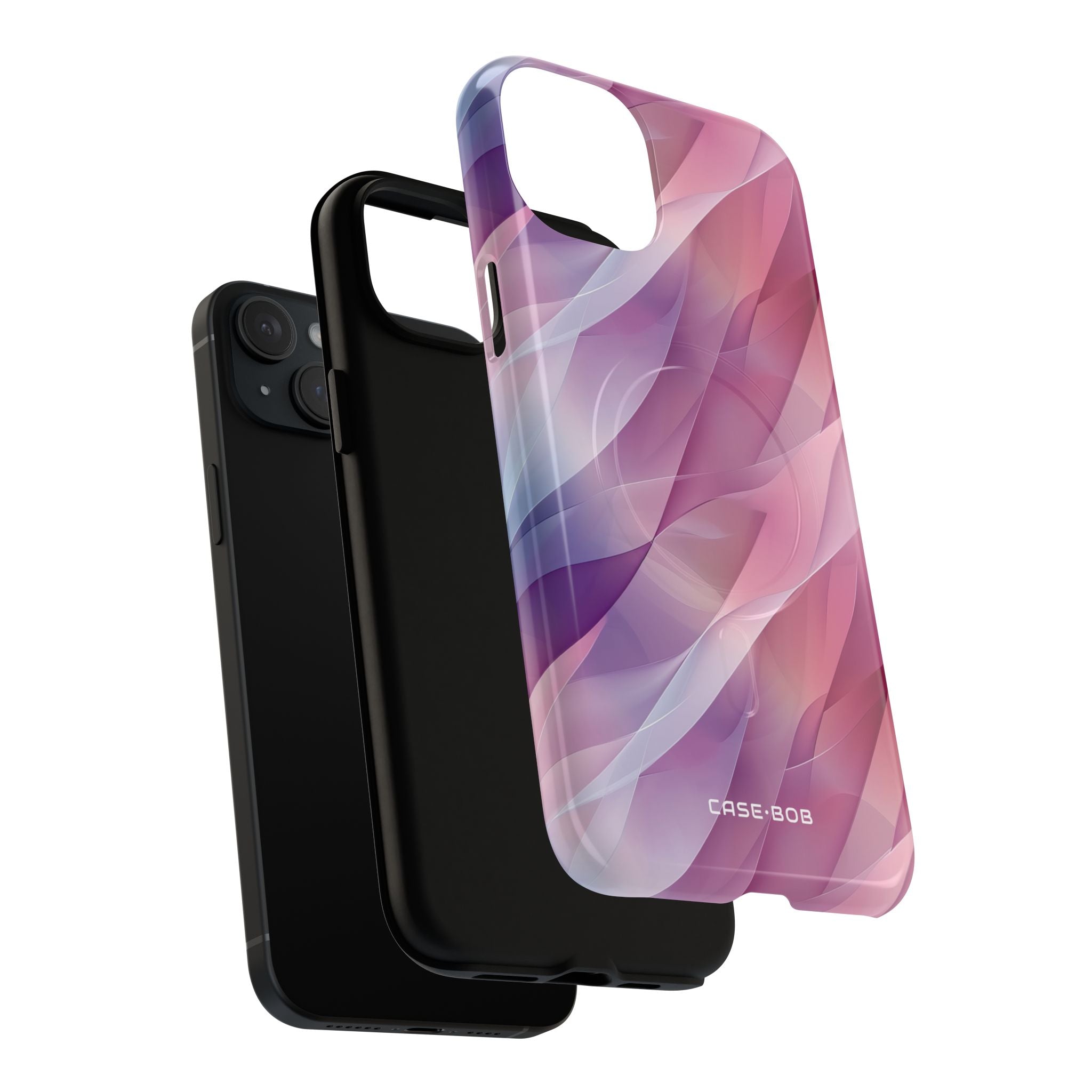 Pink Wave iPhone 15 Plus Case - Tough+