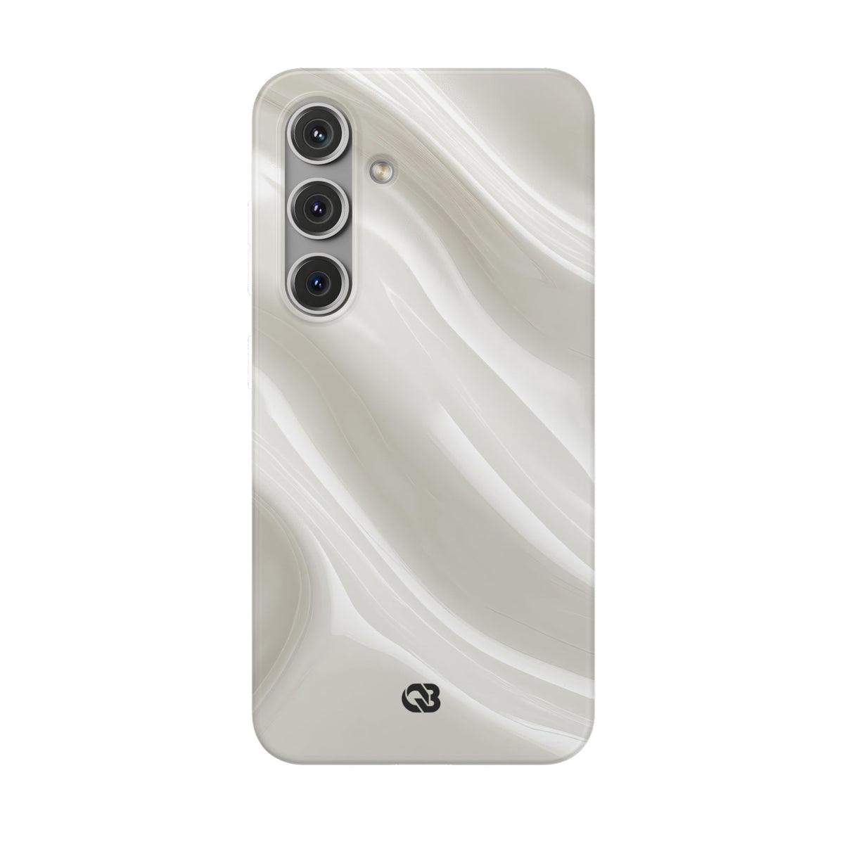Liquid Enamel Fold · Lite Phone Case for Samsung · White