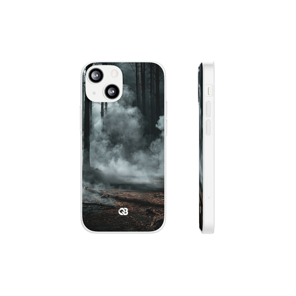 Shadowed Pine Mist · Lite Phone Case for iPhone · Black