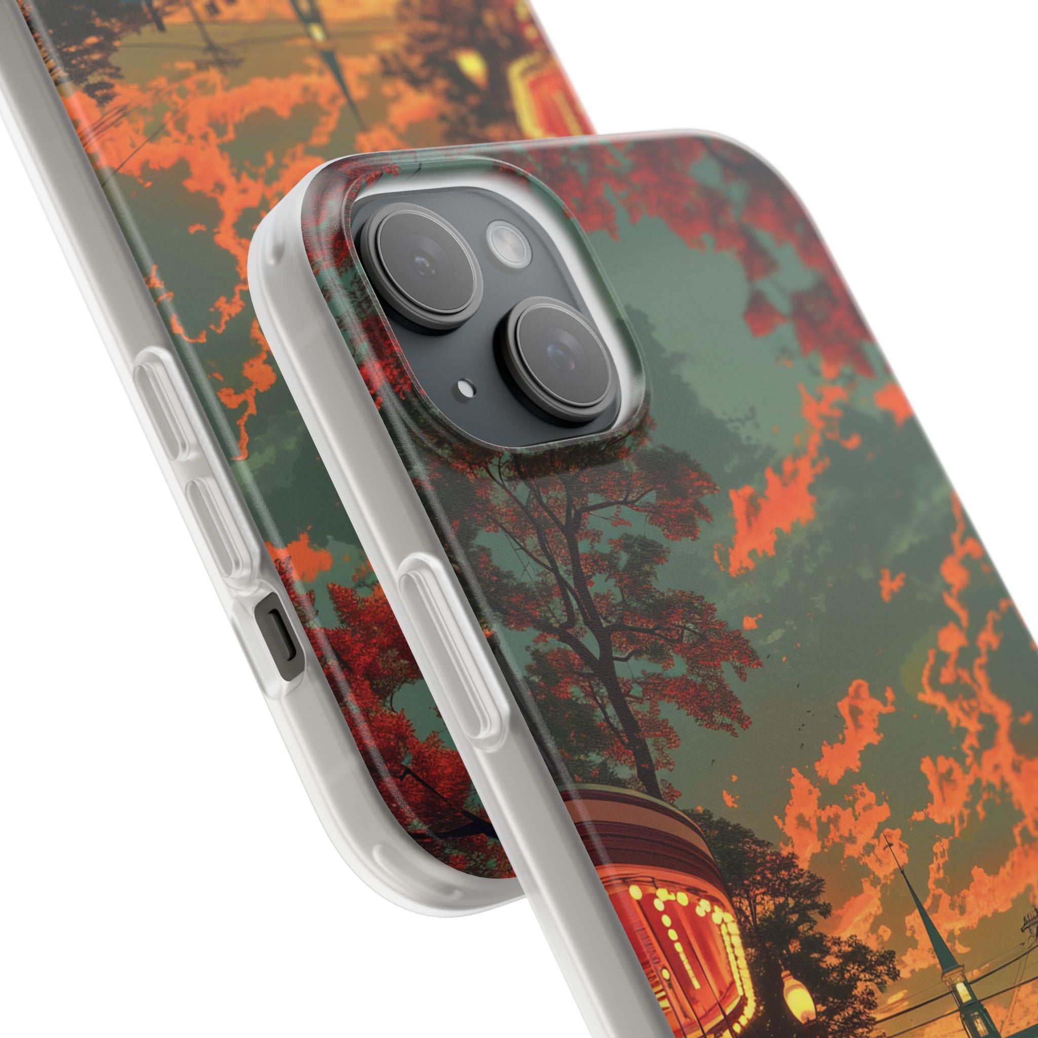 Crimson Classic iPhone 15 Plus Cover - Blød