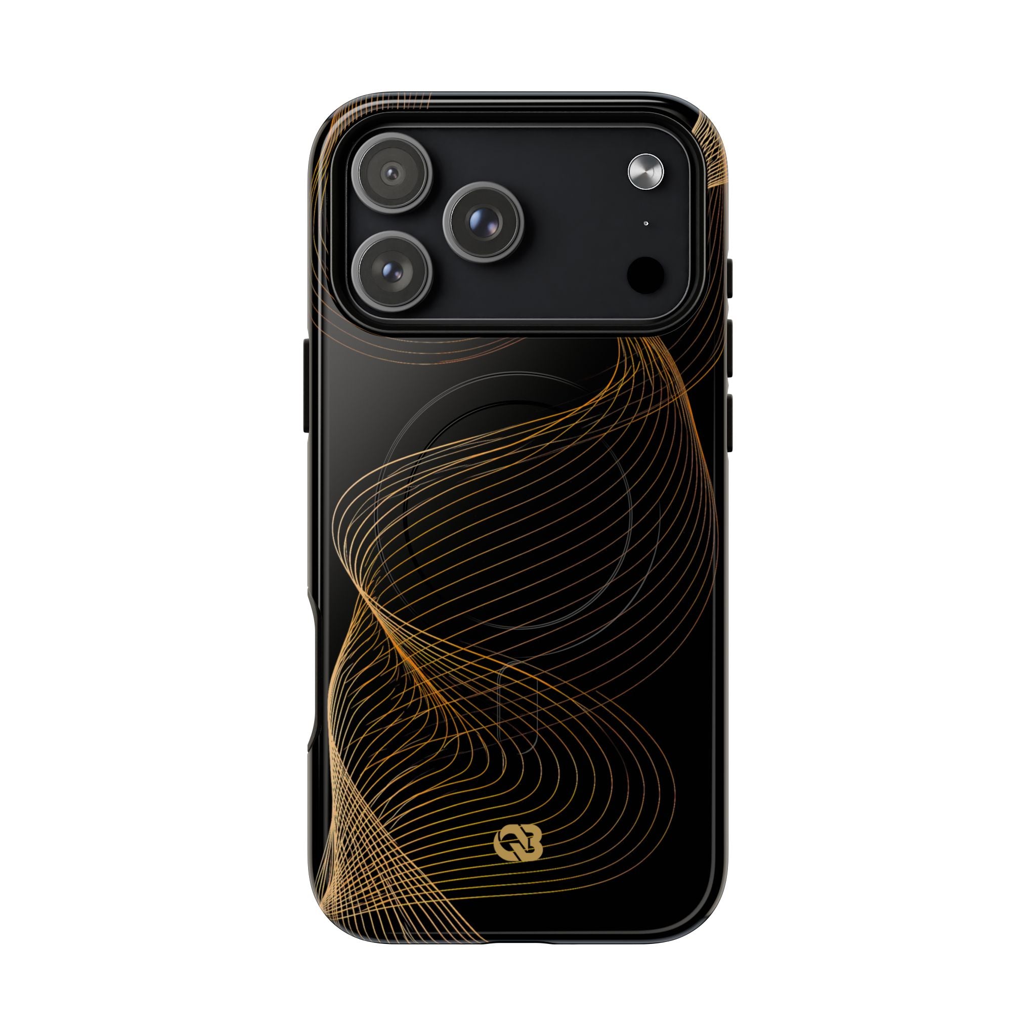 Gold Tough 2.0 Magsafe Phone Case for iPhone - Burnished Bronze Helix