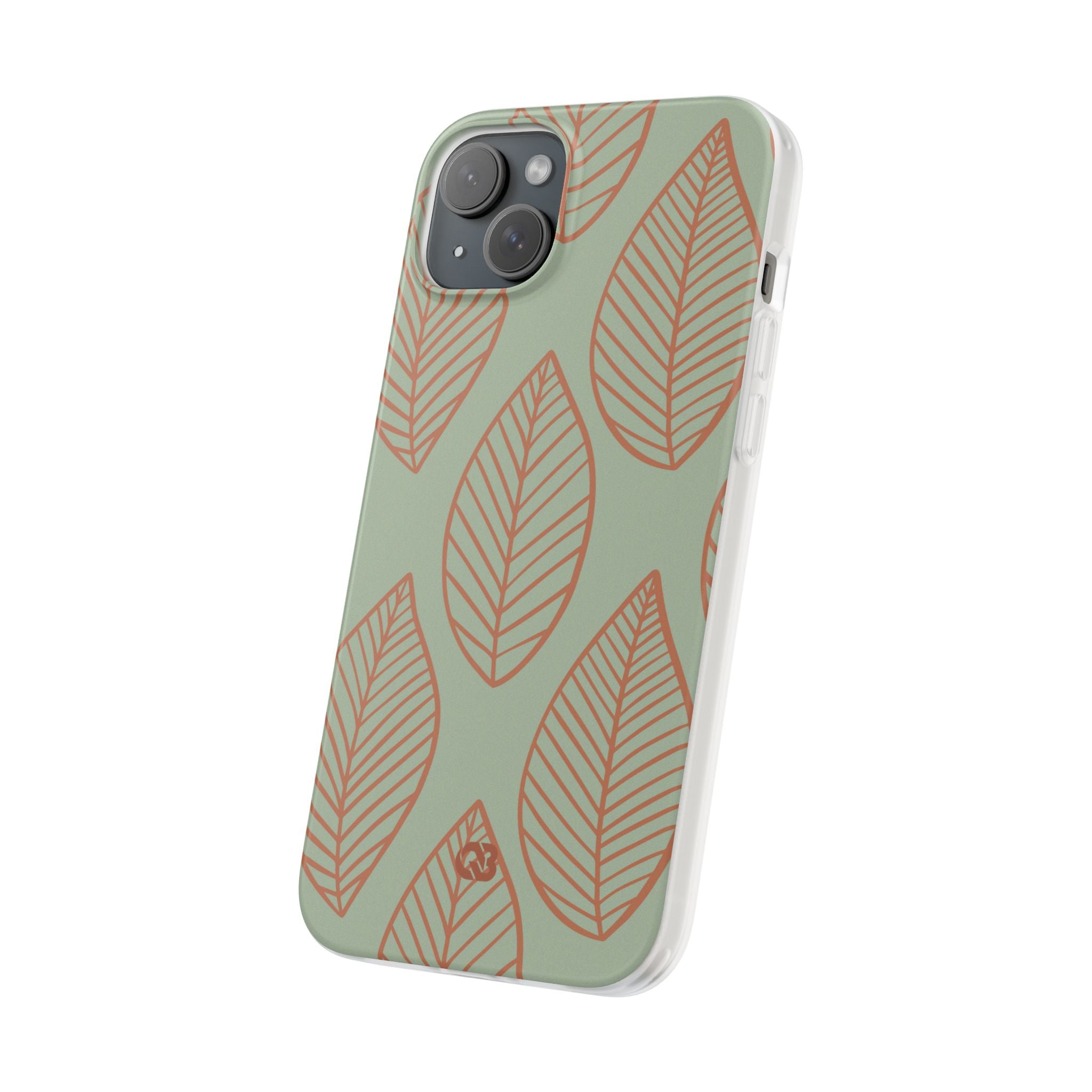 Sage Earth Leaves · Soft Phone Case for iPhone