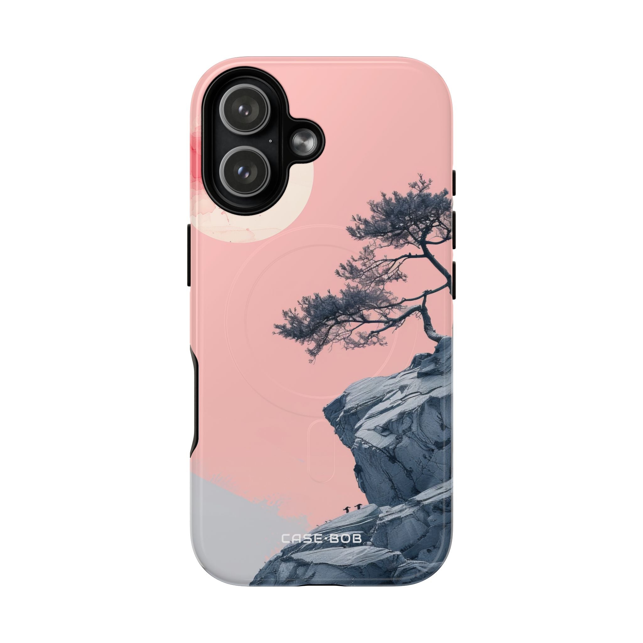 Crimson Moon Tree iPhone 17 Case - Tough+ - CASE•BOB