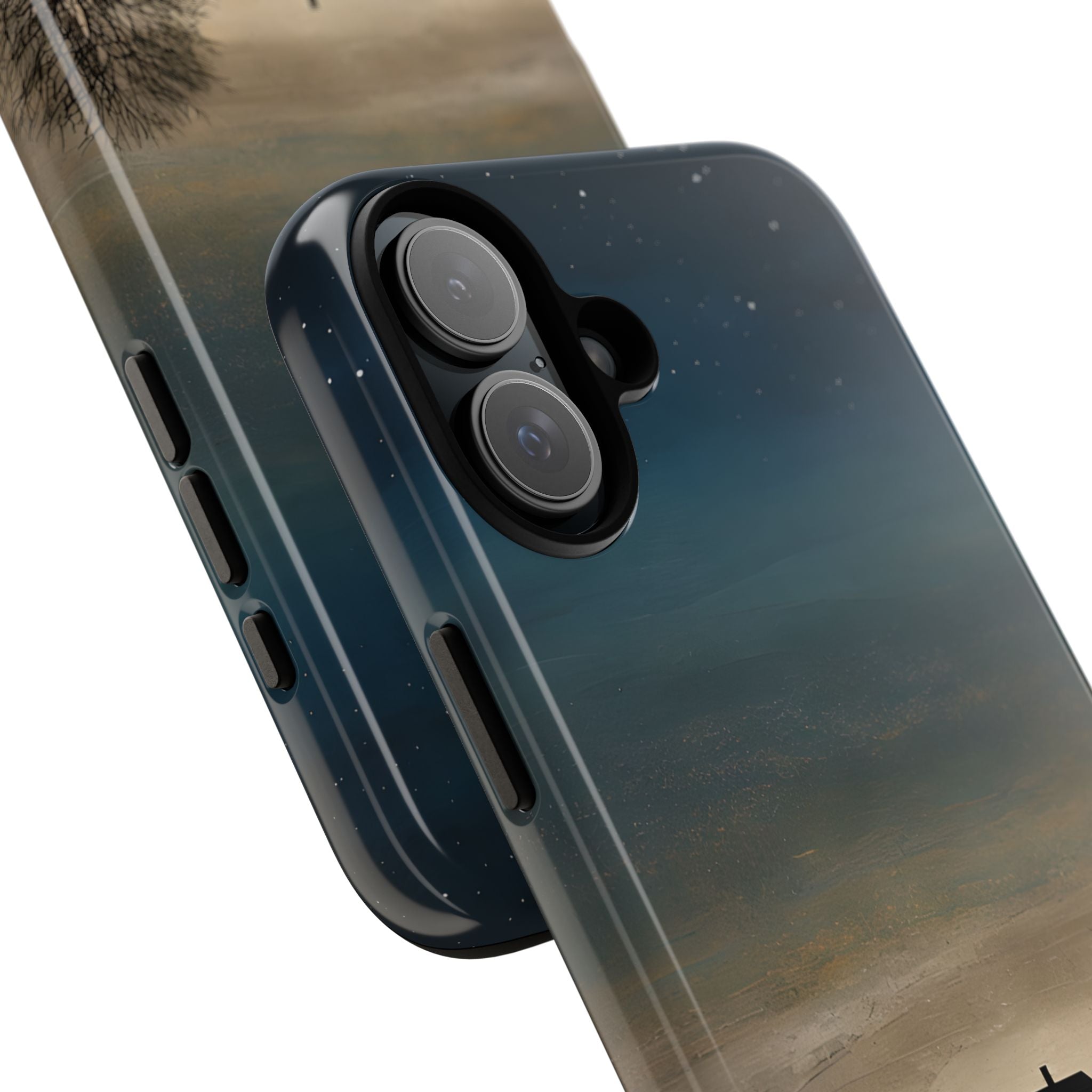 Midnight Cabin Glow · Tough Hoesje voor iPhone