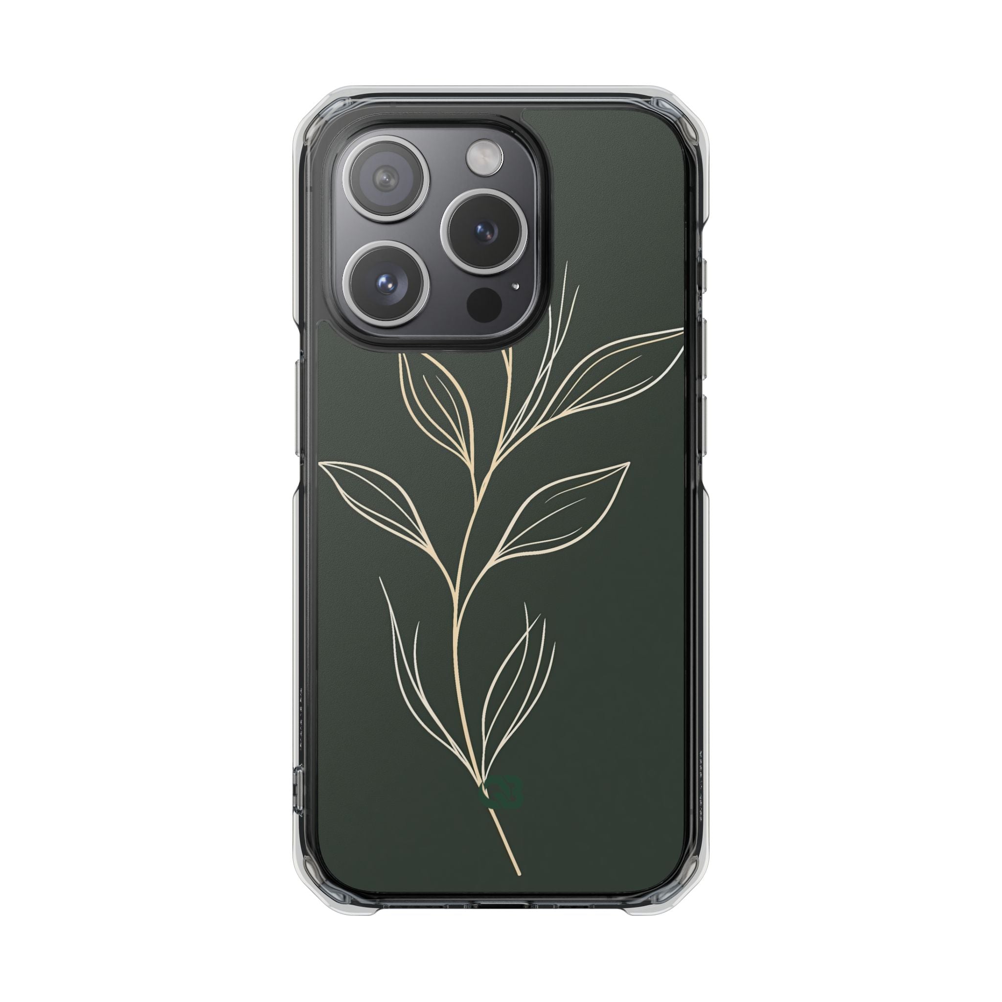 Green Impact MagSafe Phone Case for iPhone - Deep Moss Willow