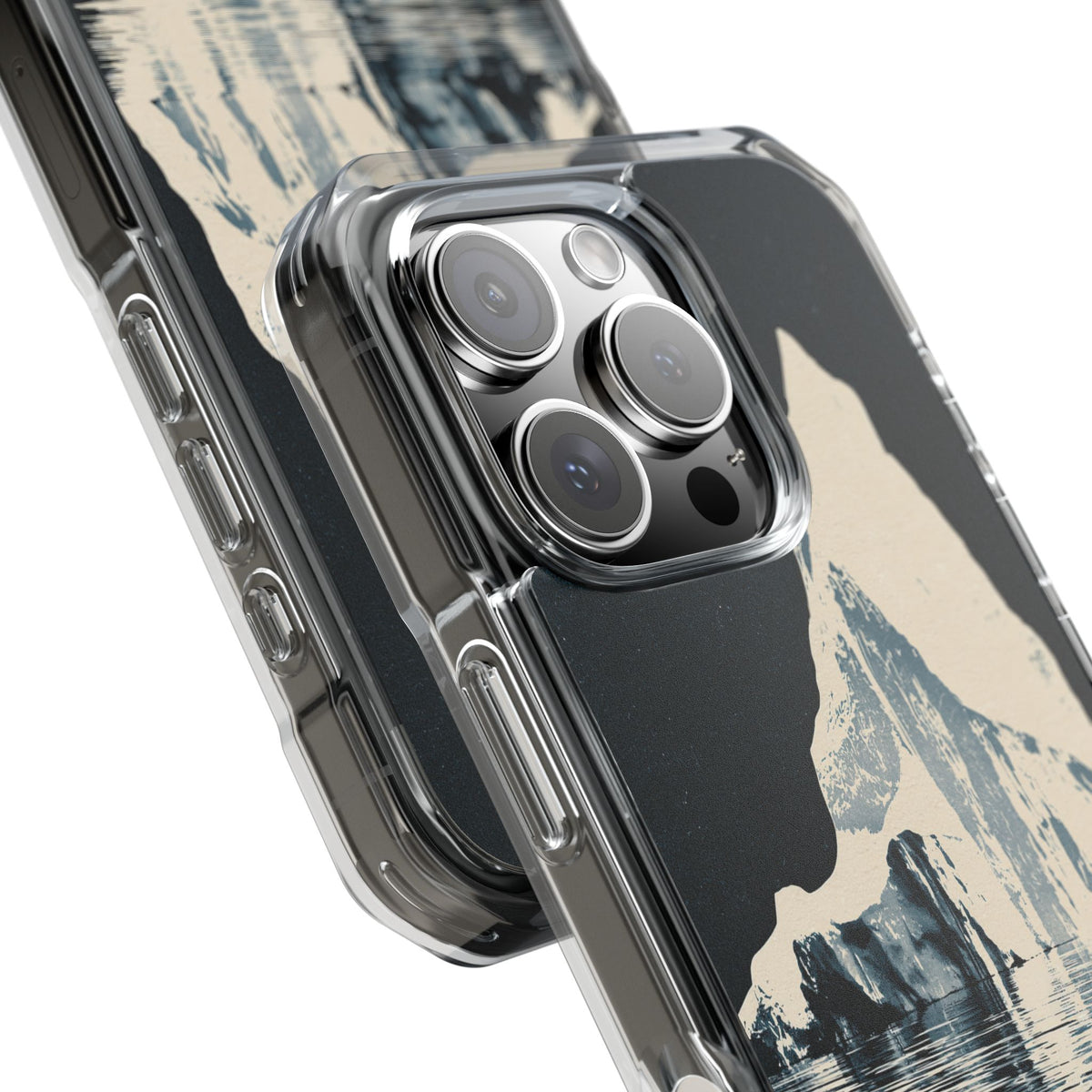 Blue Impact MagSafe Phone Case for iPhone - Frozen Navy Monolith