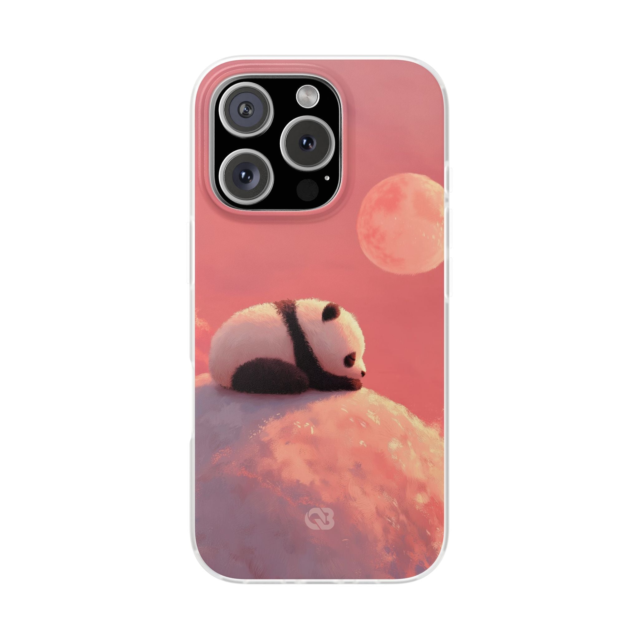 Rose Moon Panda · Soft Phone Case for iPhone