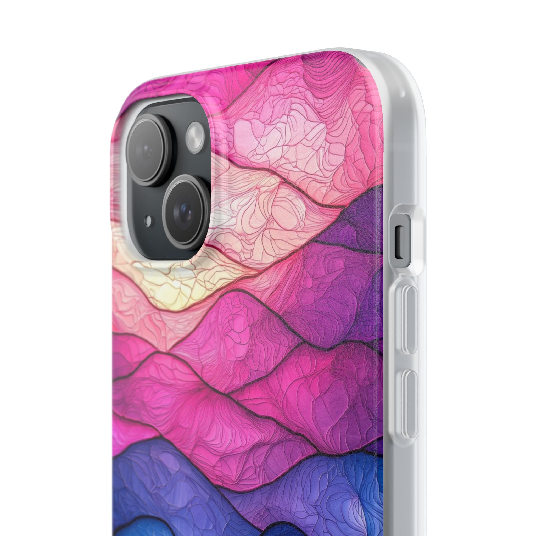 Electric Ridge Flow · Soft Phone Case for iPhone