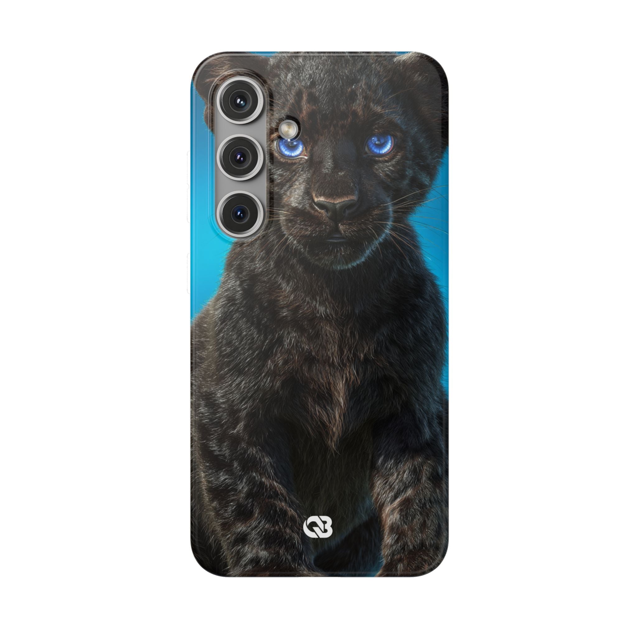 Sapphire Gaze Panther · Soft Handyhülle für Samsung