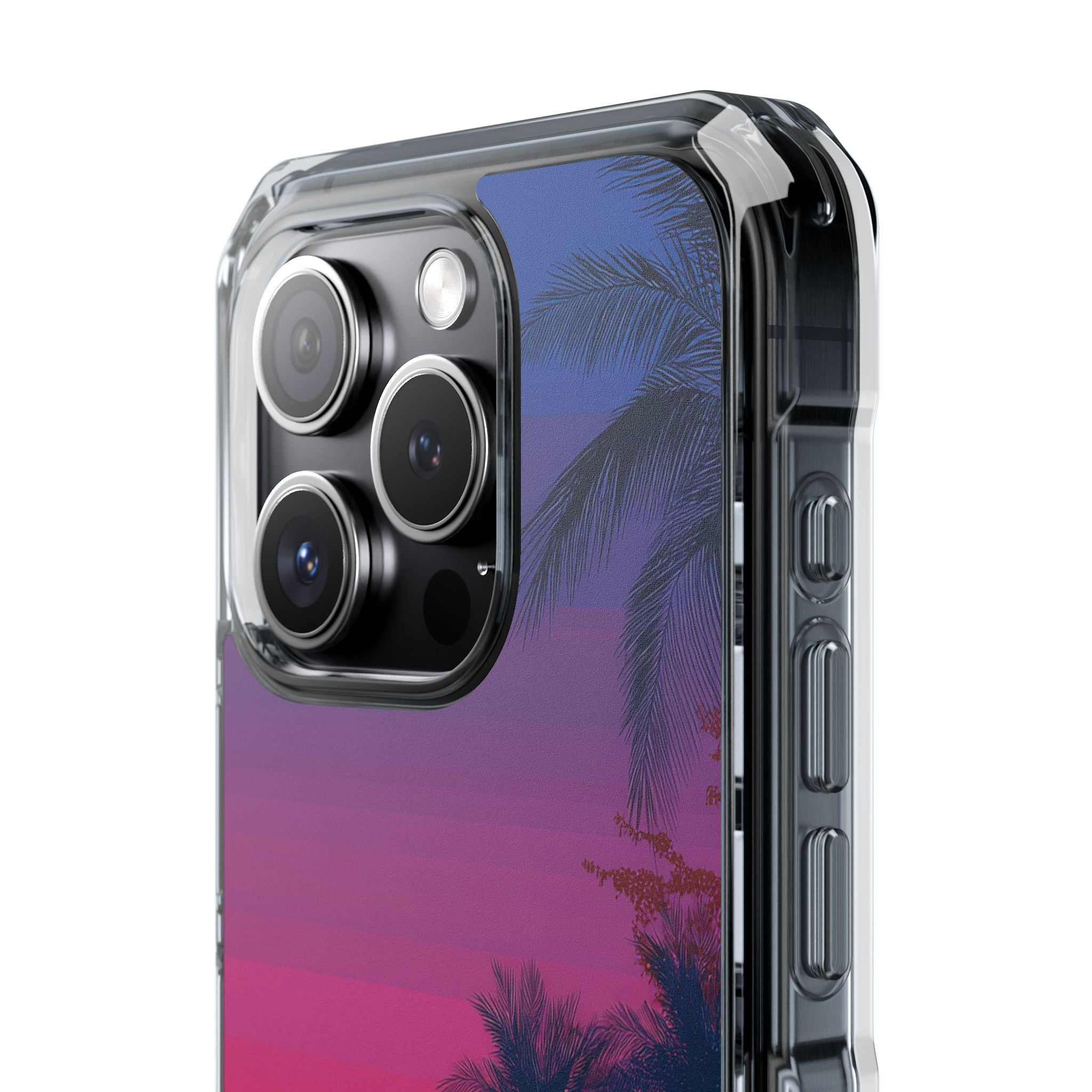 Neon Horizon Palms · Impact Phone Case for iPhone · Magsafe