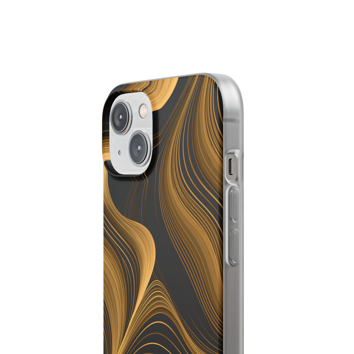 Gold Lite Phone Case for iPhone - Molten Copper Strands