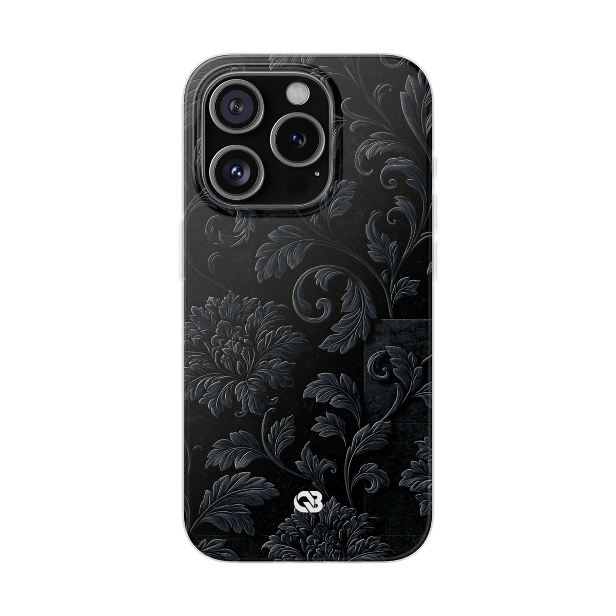 Obsidian Damask · Lite Phone Case for iPhone · Black