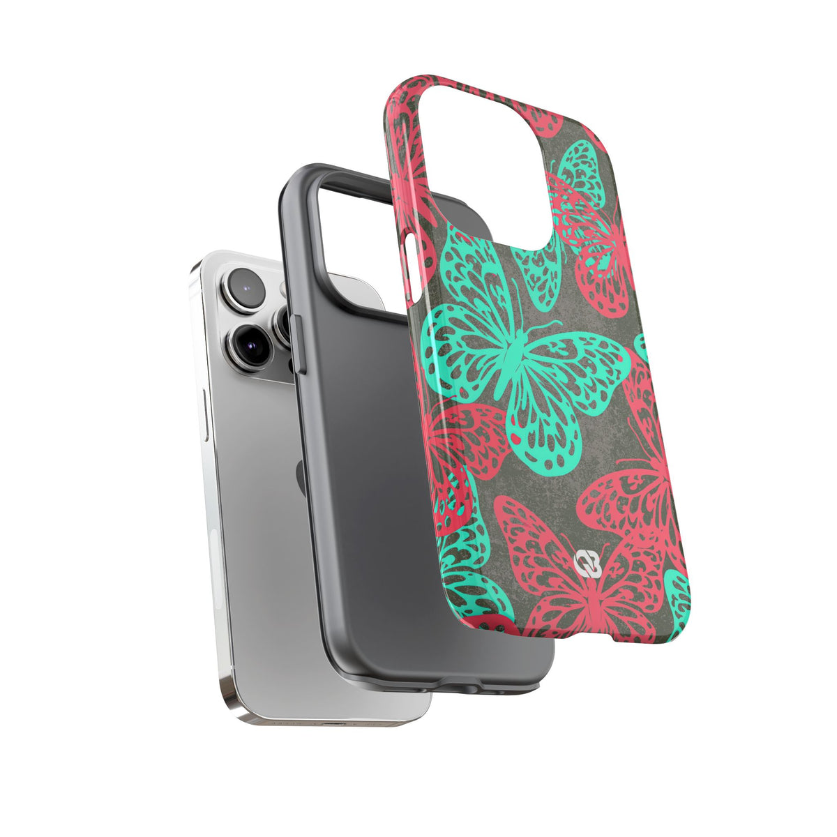 Electric Papillon · Tough Phone Case for iPhone · Pink