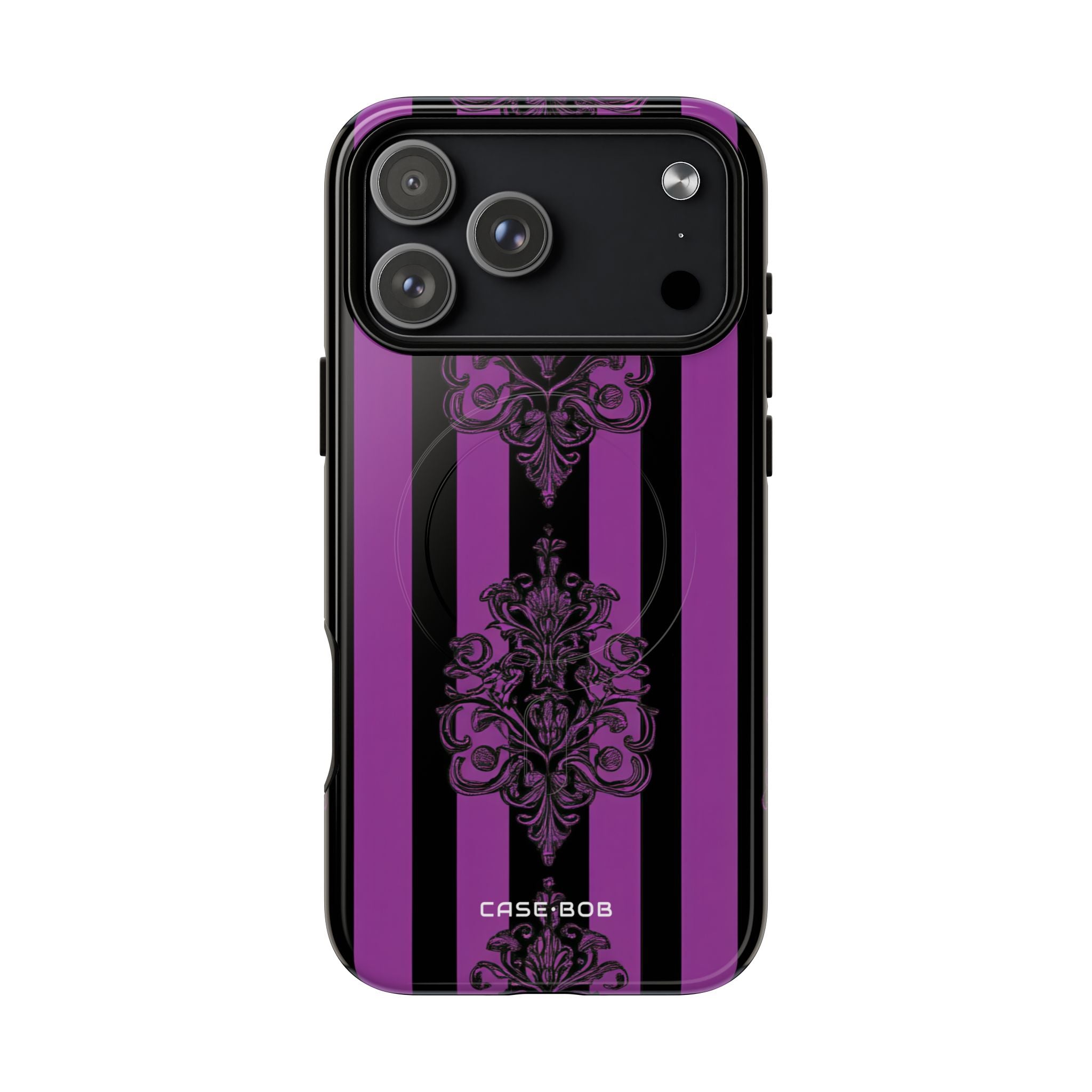 Damask Elegance Purple iPhone 17 Pro Max Case - Tough+ - CASE•BOB