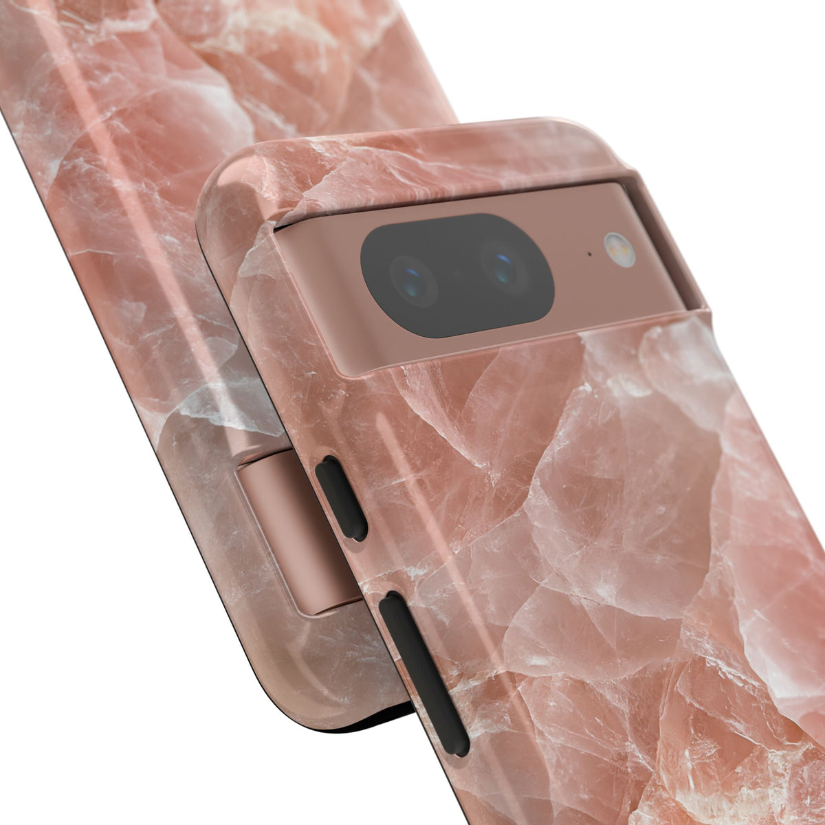 Rose Quartz Facet · Tough Phone Case for Pixel · Pink