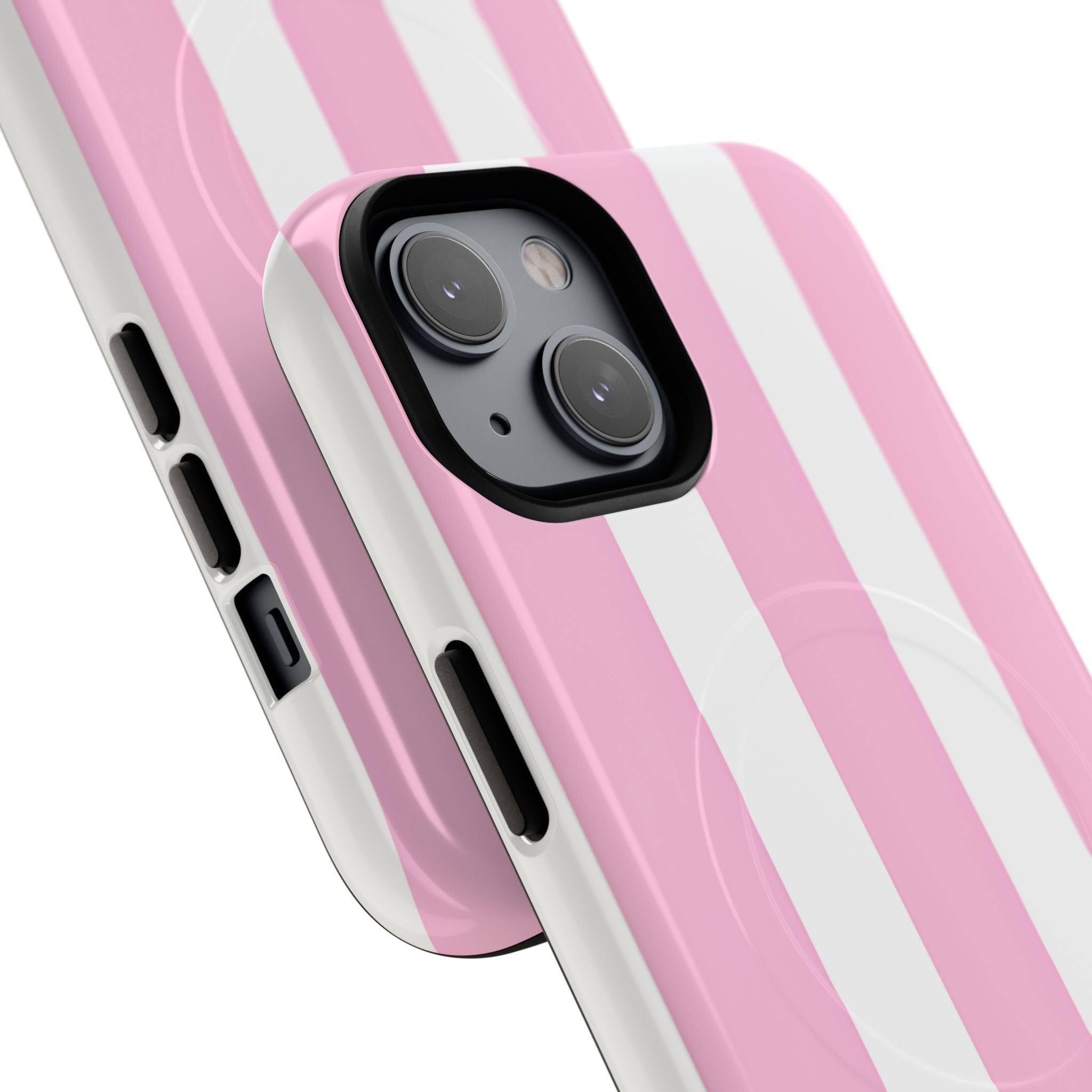 Soft Pink Stripe · Tough+ Magsafe