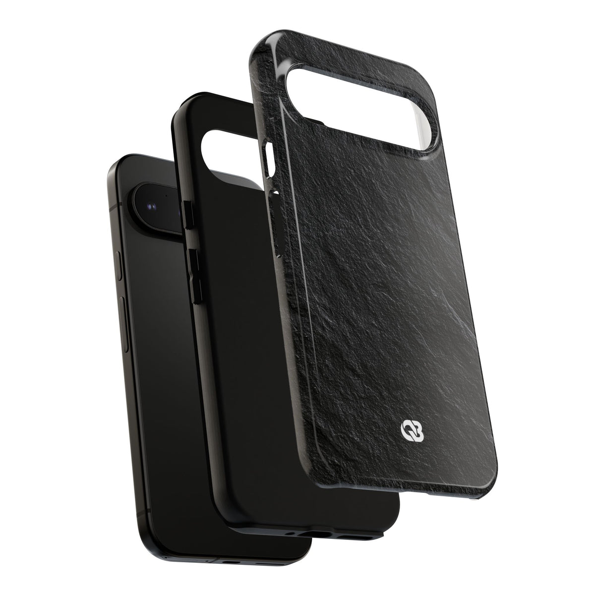 Black Tough Phone Case for Google Pixel - Raw Obsidian Slate