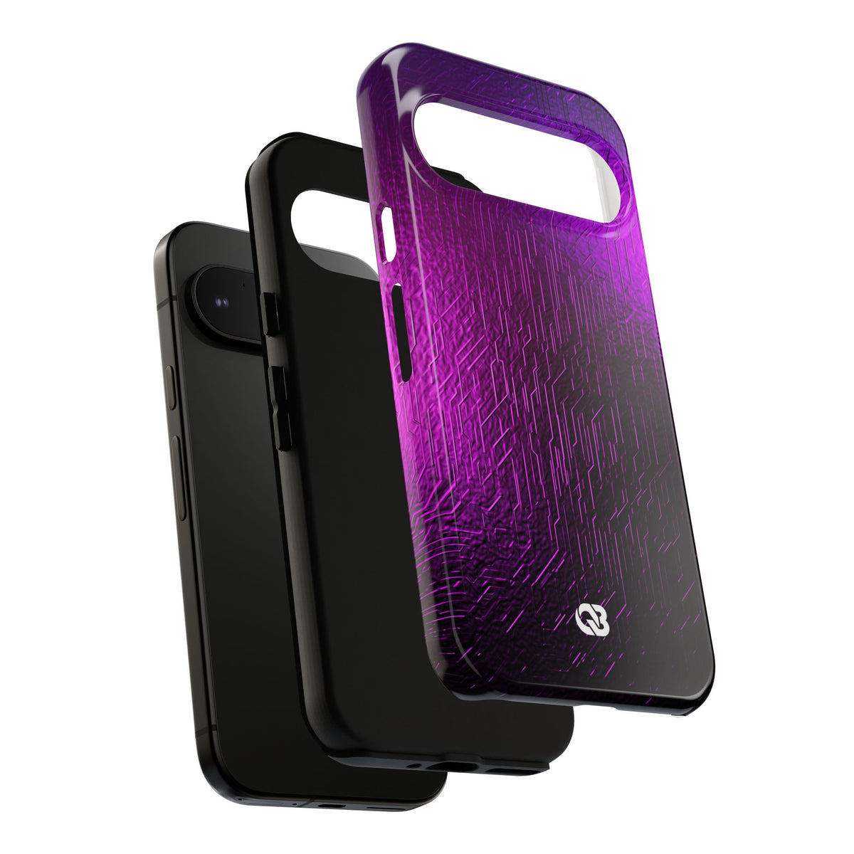 Violet Cyber Circuit · Tough Phone Case for Pixel · Purple