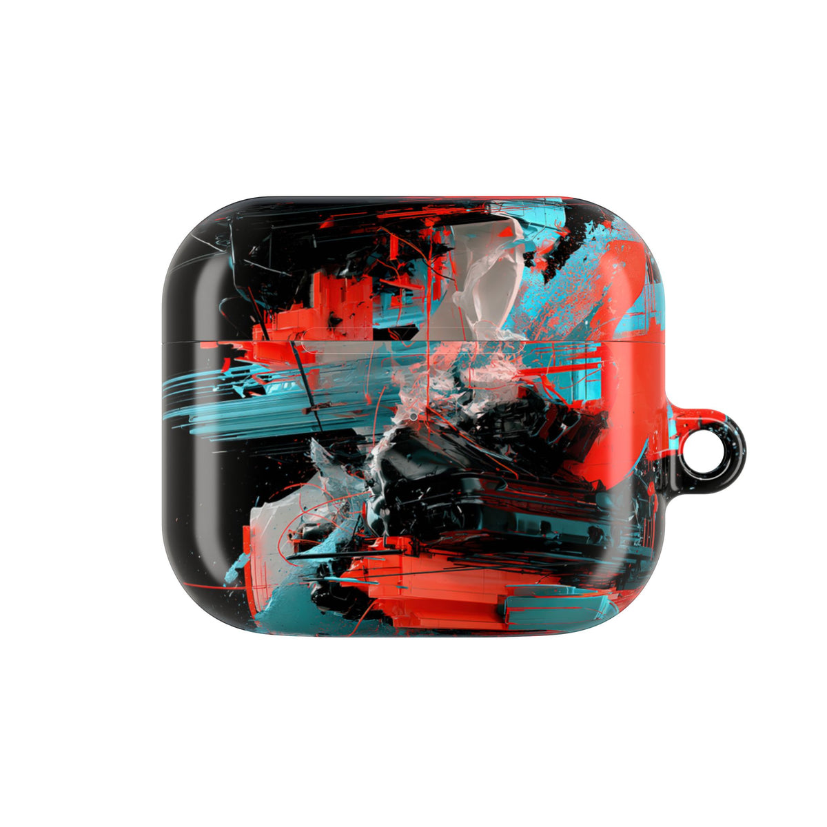 Fragmented Cyber Core · Hard Case for AirPods & AirPods Pro · Black