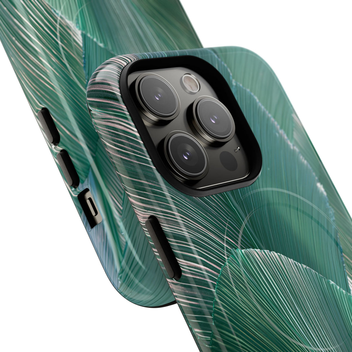 Translucent Fan Palm · Tough 2.0 Magnetic Phone Case for iPhone · Teal