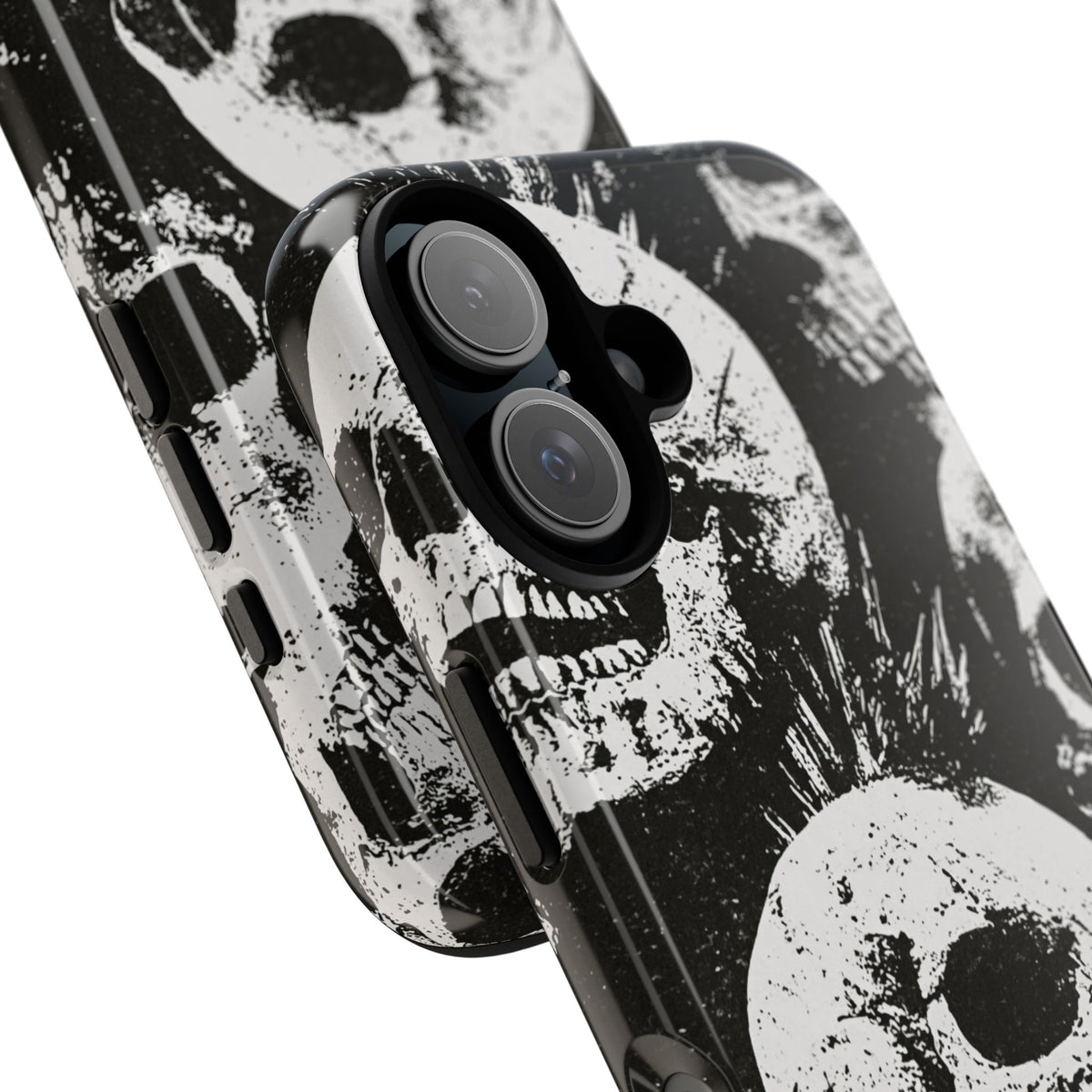 Punk Skull Riot · Tough Phone Case for iPhone · Black