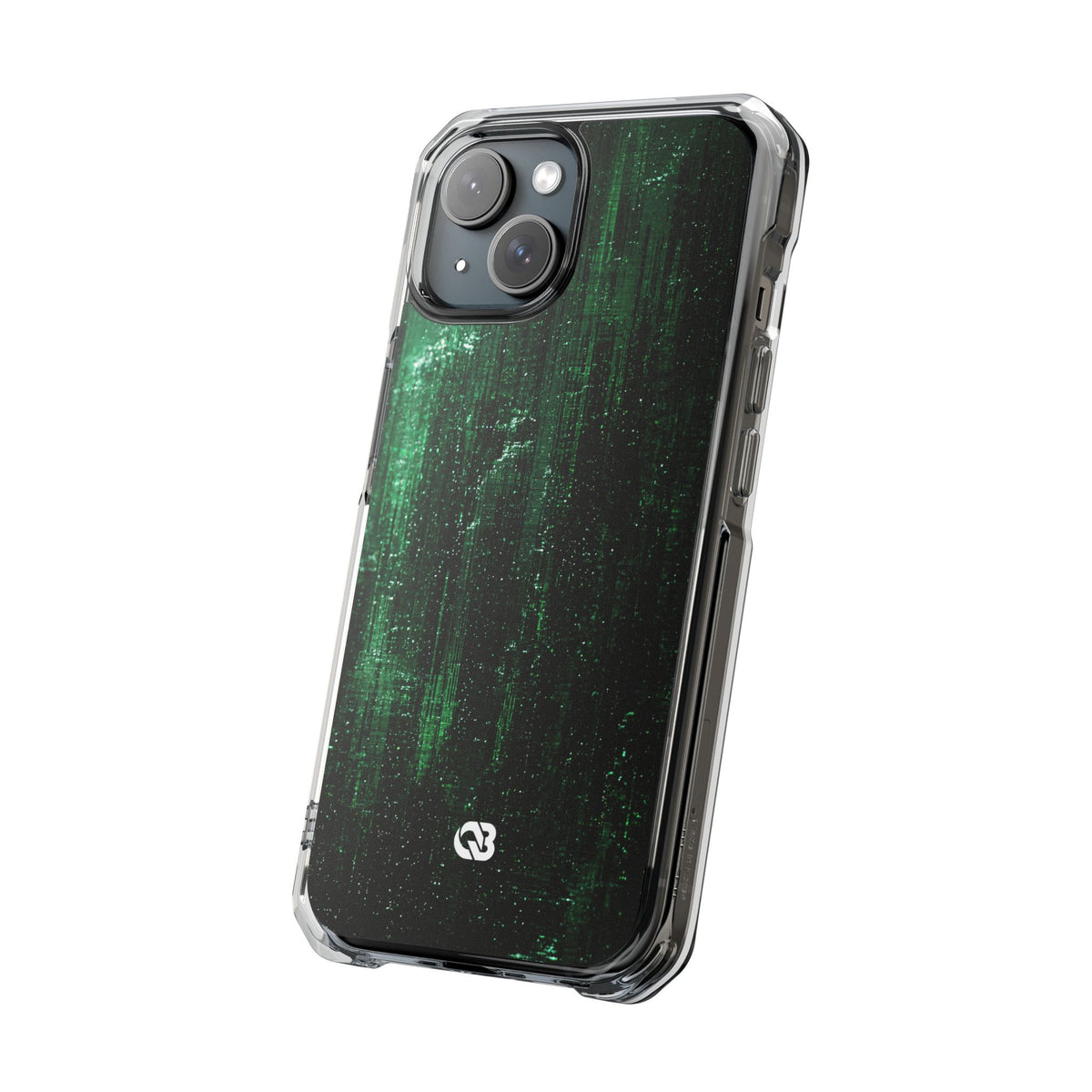 Emerald Void · Clear Impact Magnetic Phone Case for iPhone · Green