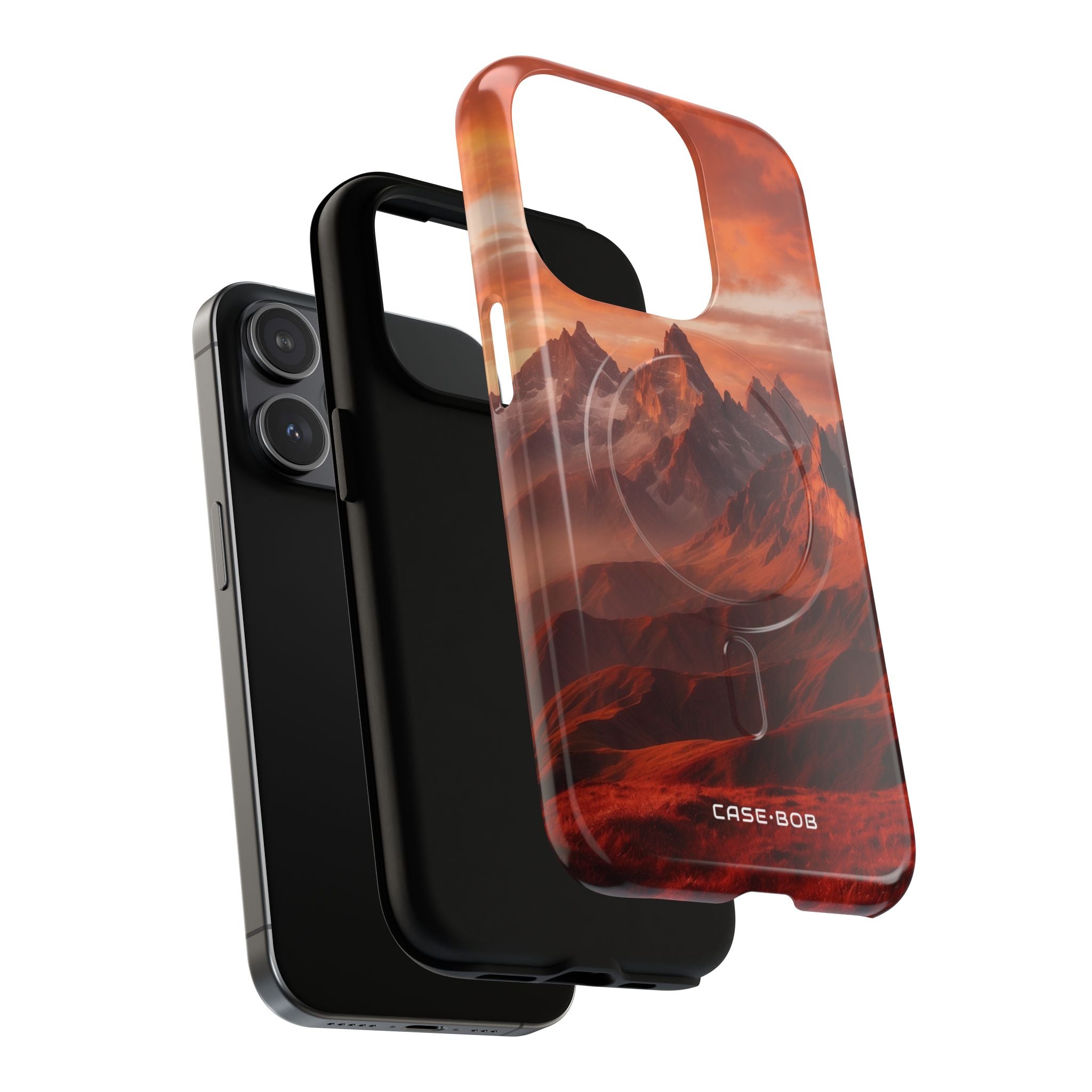 Jagged Glow iPhone 15 Pro Case - Tough+